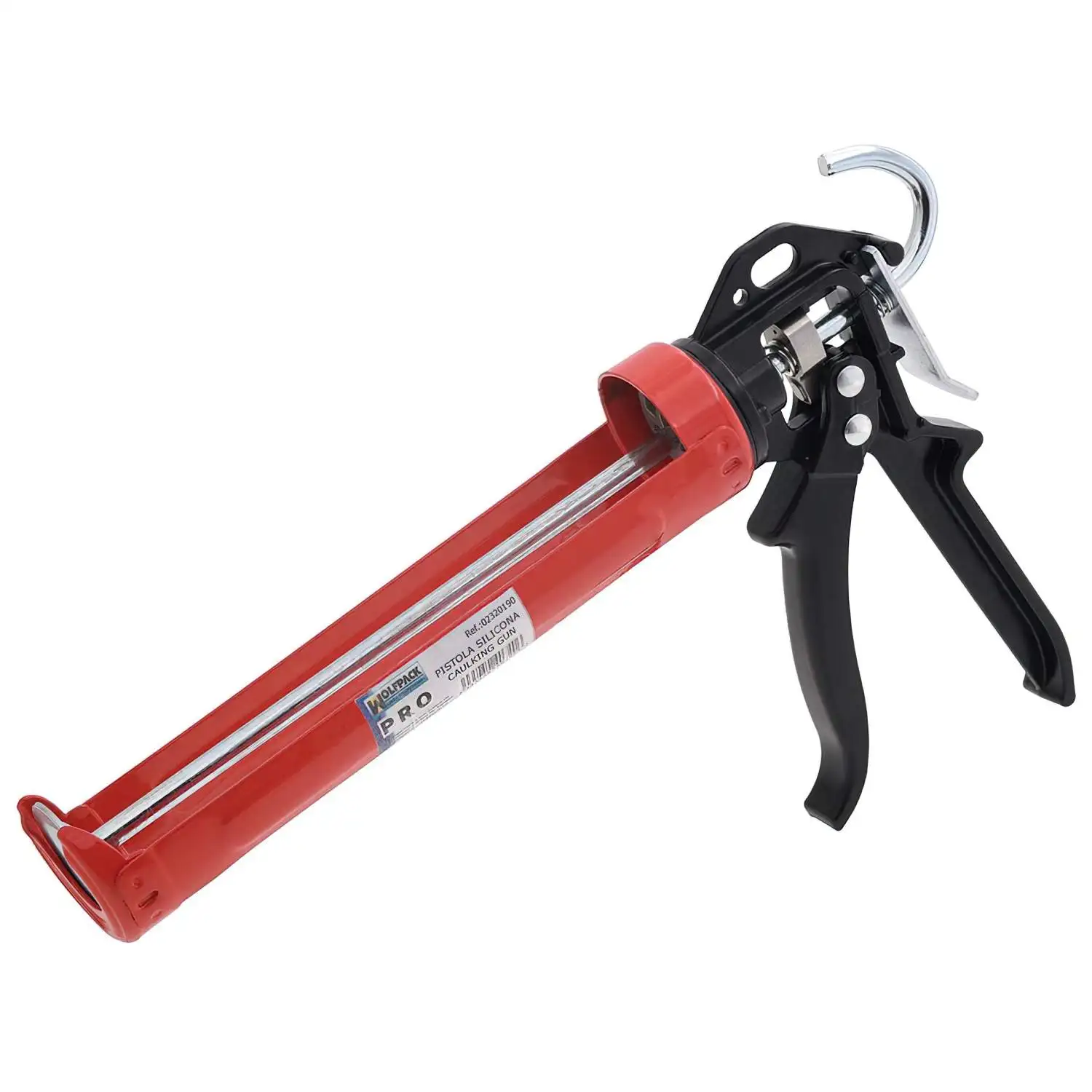 SANCO STORE - WOLFPACK LINEA PROFESIONAL Pistola Silicona Profesional  Roja / Negra Profesional