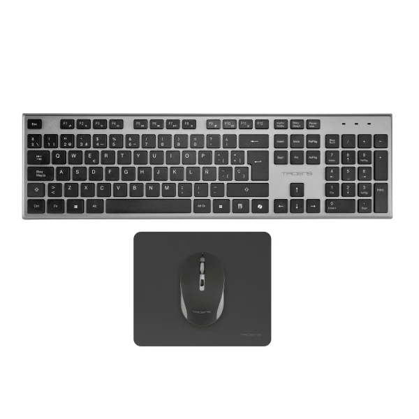TACENS Zenith Combo Inalámbrico 3en1 DualLink Negro con Teclado de Membrana y Ratón Óptico, Distribución Española - Imagen 5