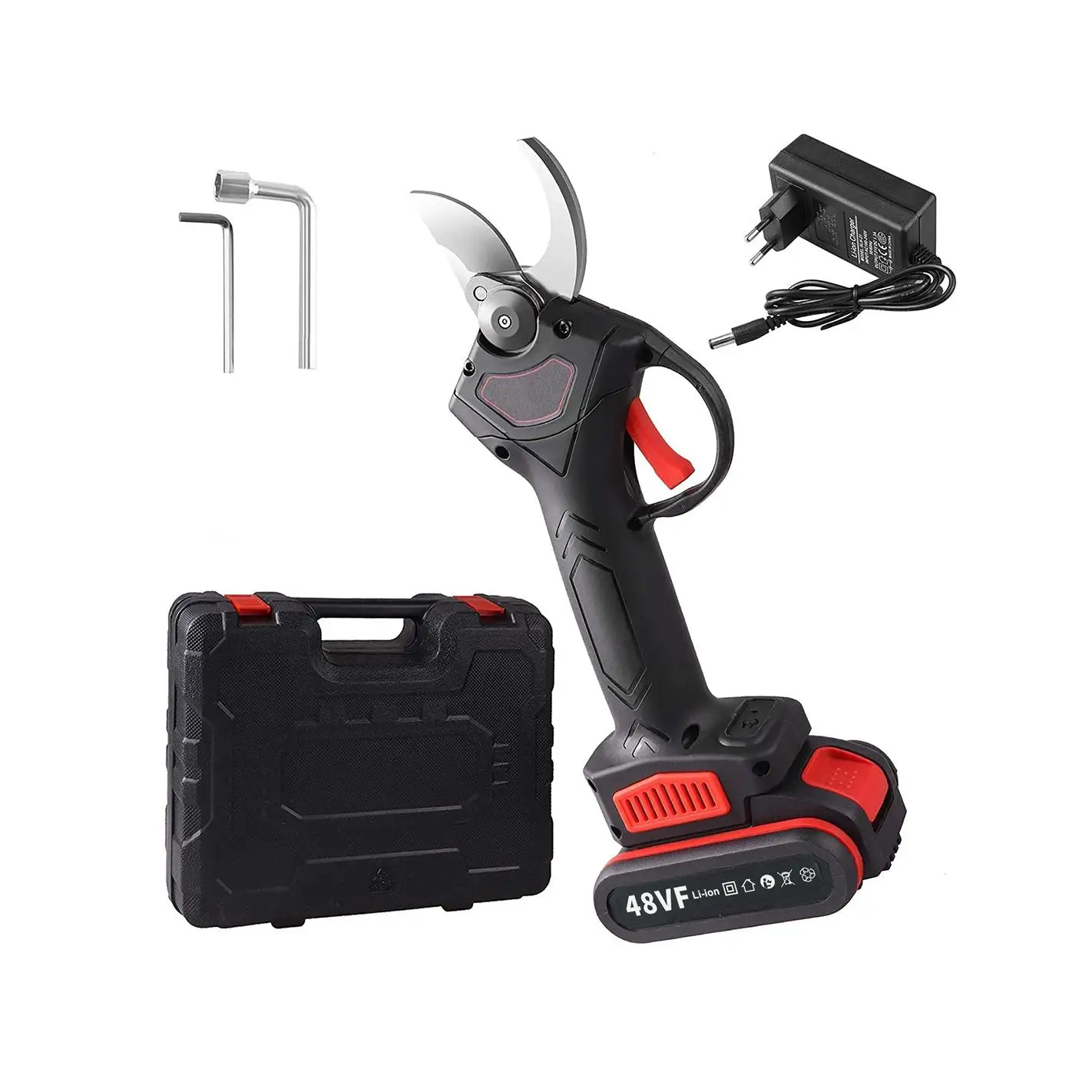 Mediawave tienda profesional eléctrica tijeras corte 30mm poda para plantas 48V-2Ah