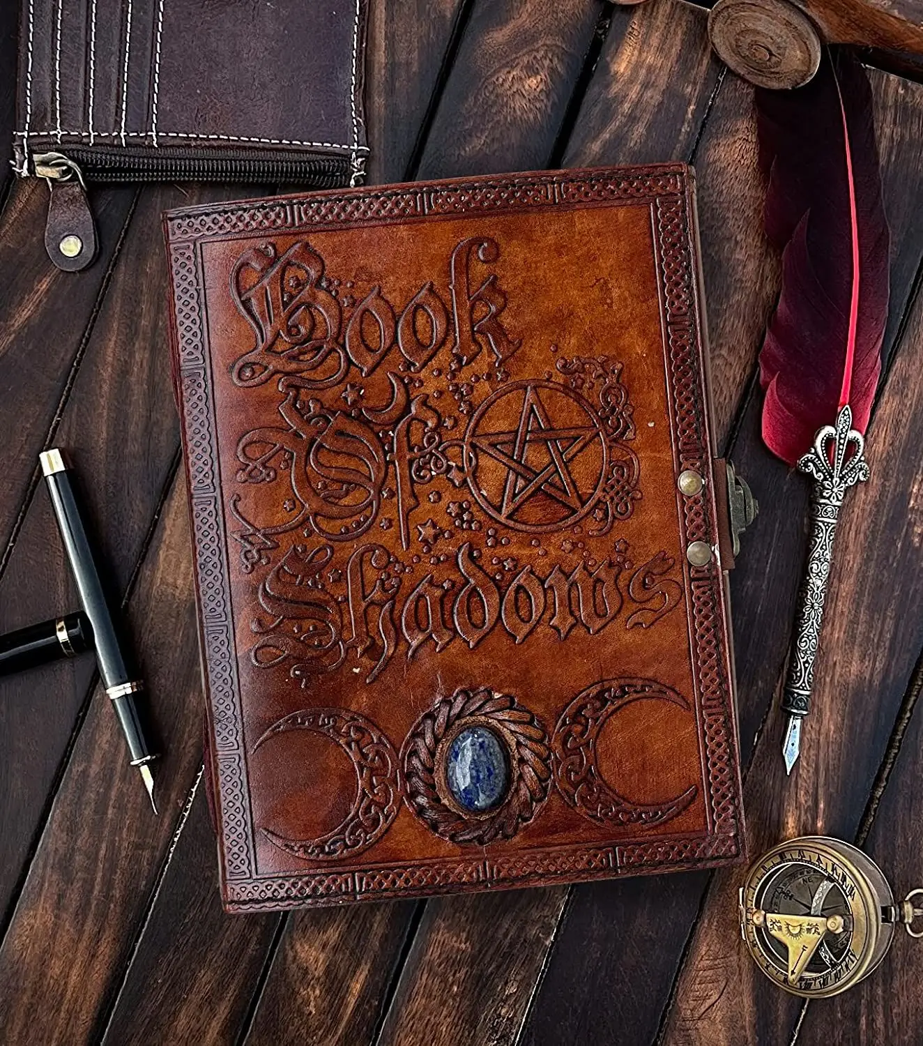 Grimoire Book of Shadows science Paranormal size 20x15cm
