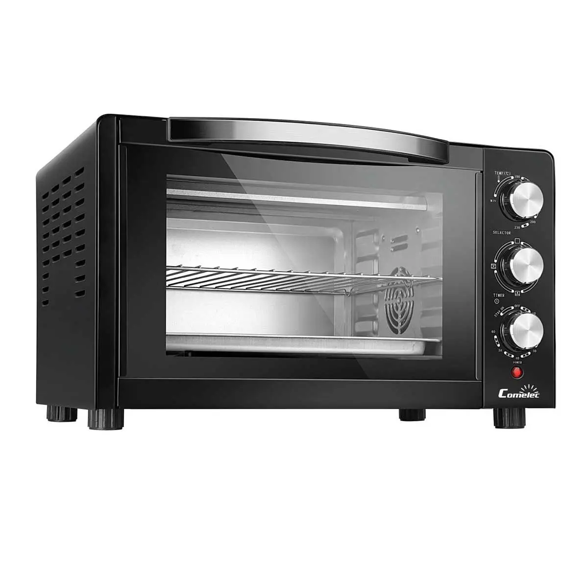 Oven COMELEC HO28010 28L convection black A13 INTERIOR TEFLON