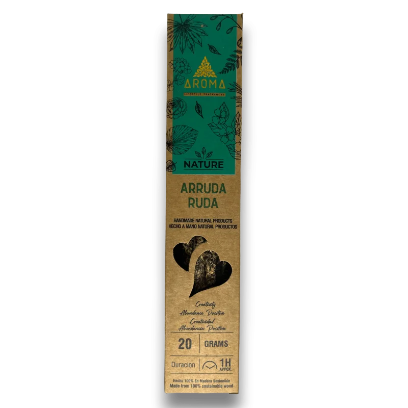Ruda aroma nature arruda organic incense - 20gr box. #2