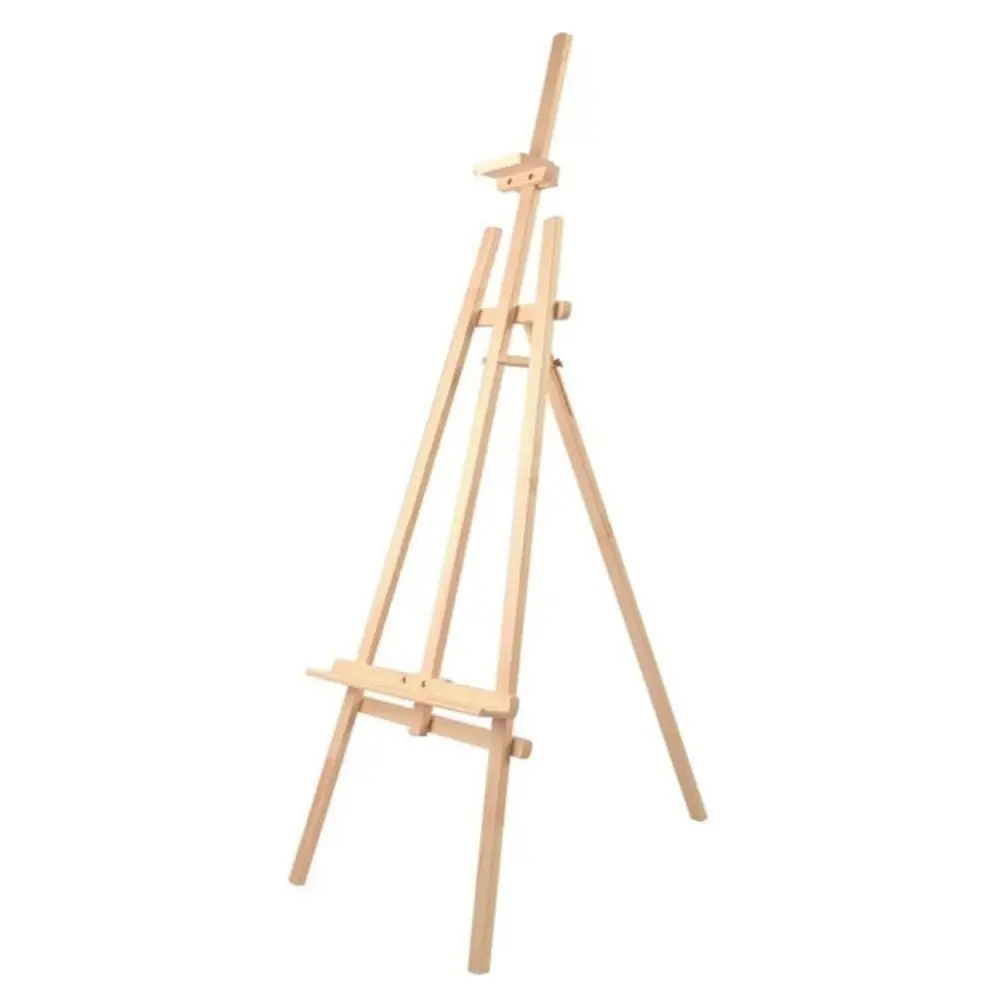 Caballete de Madera para Pintar,Eventos,Bodas de Pino Natural, Altura 170,150 y 120 disponible , Soporte de Lienzos, Cuadros y Fotografías, Regulable y Plegable, Manualidades Niños