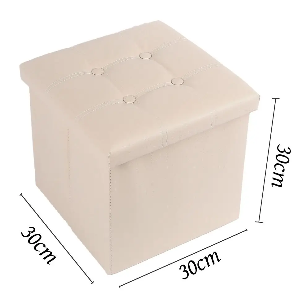 30*30*30*30cm plusquality folding storage Puff-trunk, stool or footrest