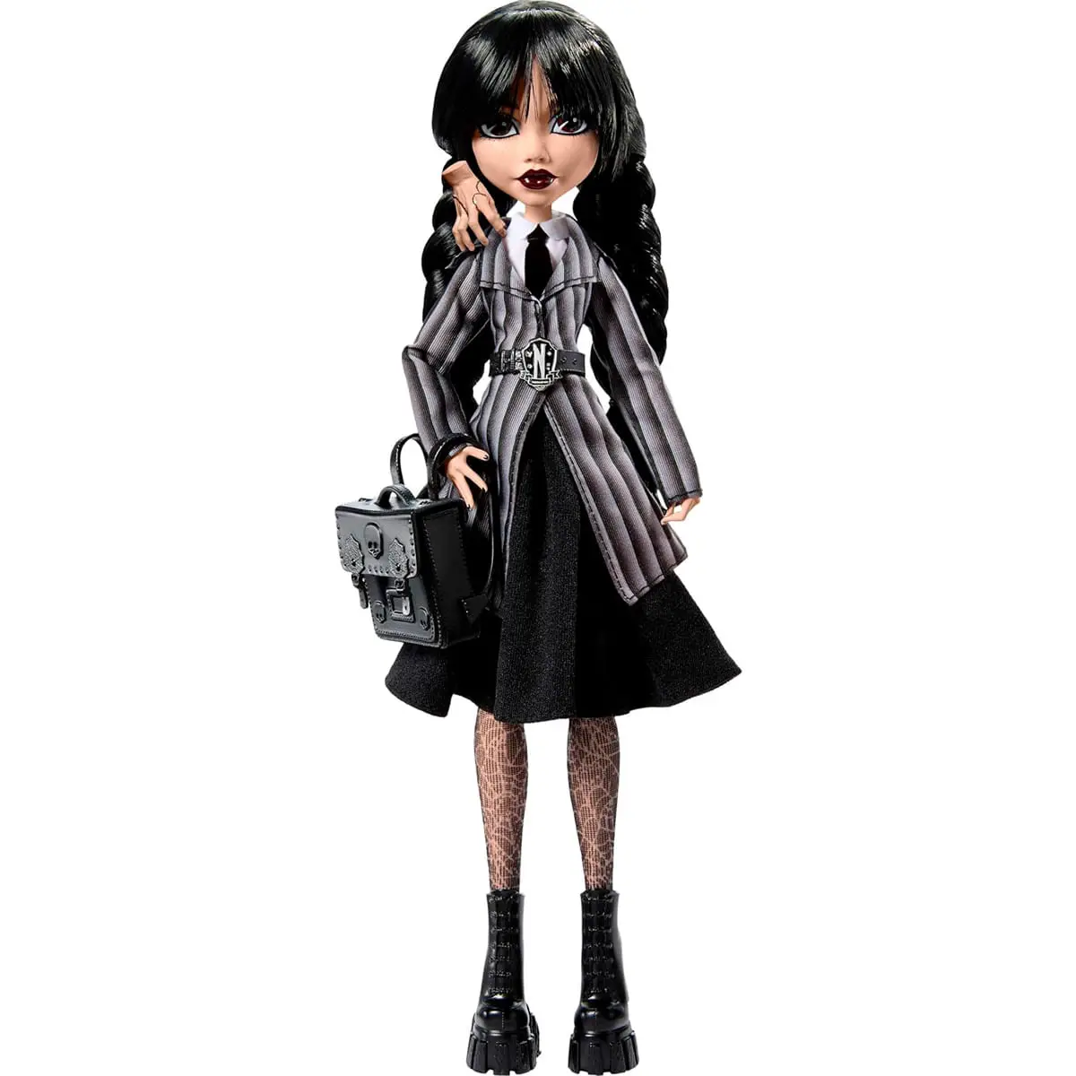 Monster High Muñeca Miércoles Addams Uniforme