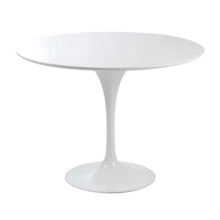 Mesa de comedor o cocina redonda Tulip 90 cm de diámetro.