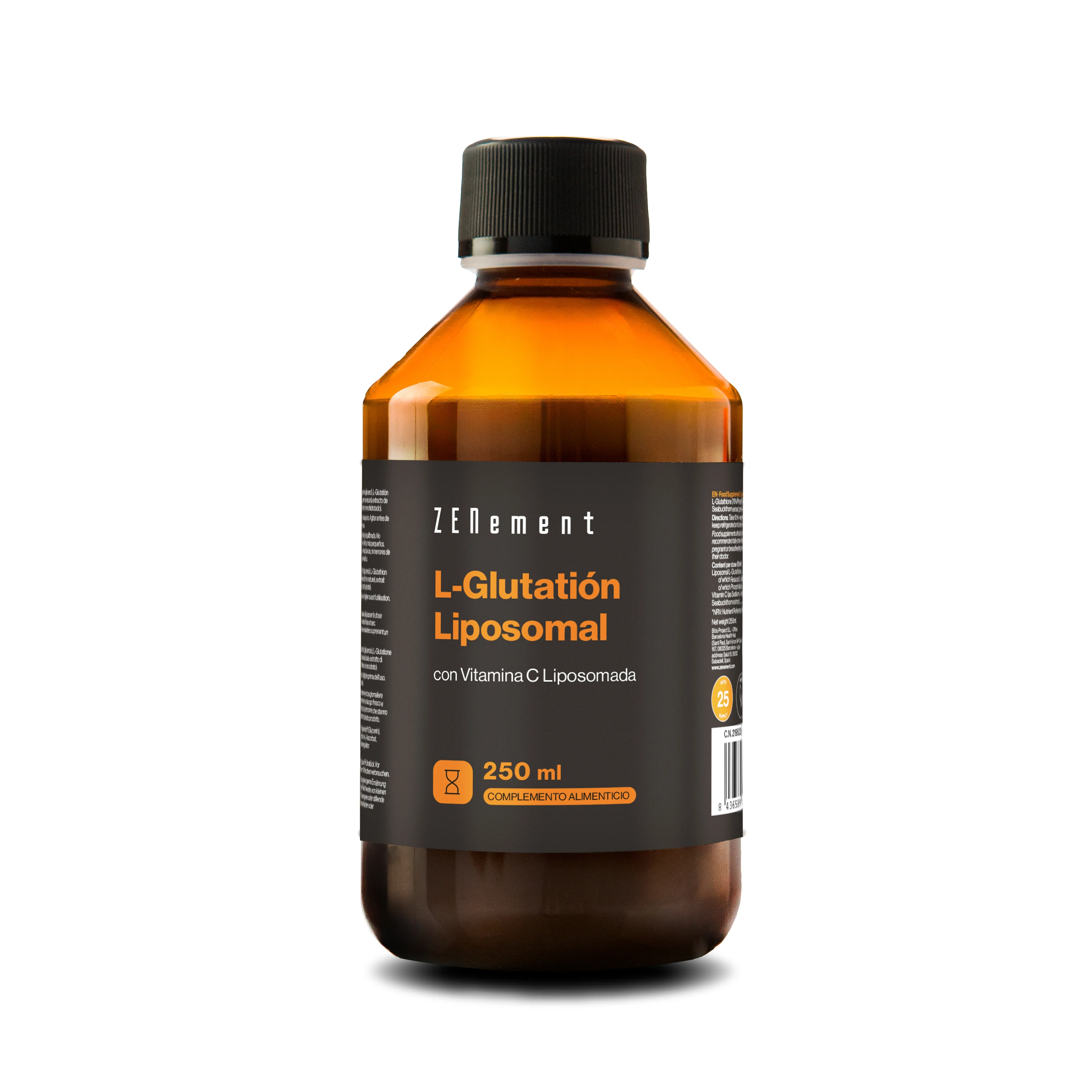 L-Glutatión Liposomal con Vitamina C Liposomada - 250 ml Zenement