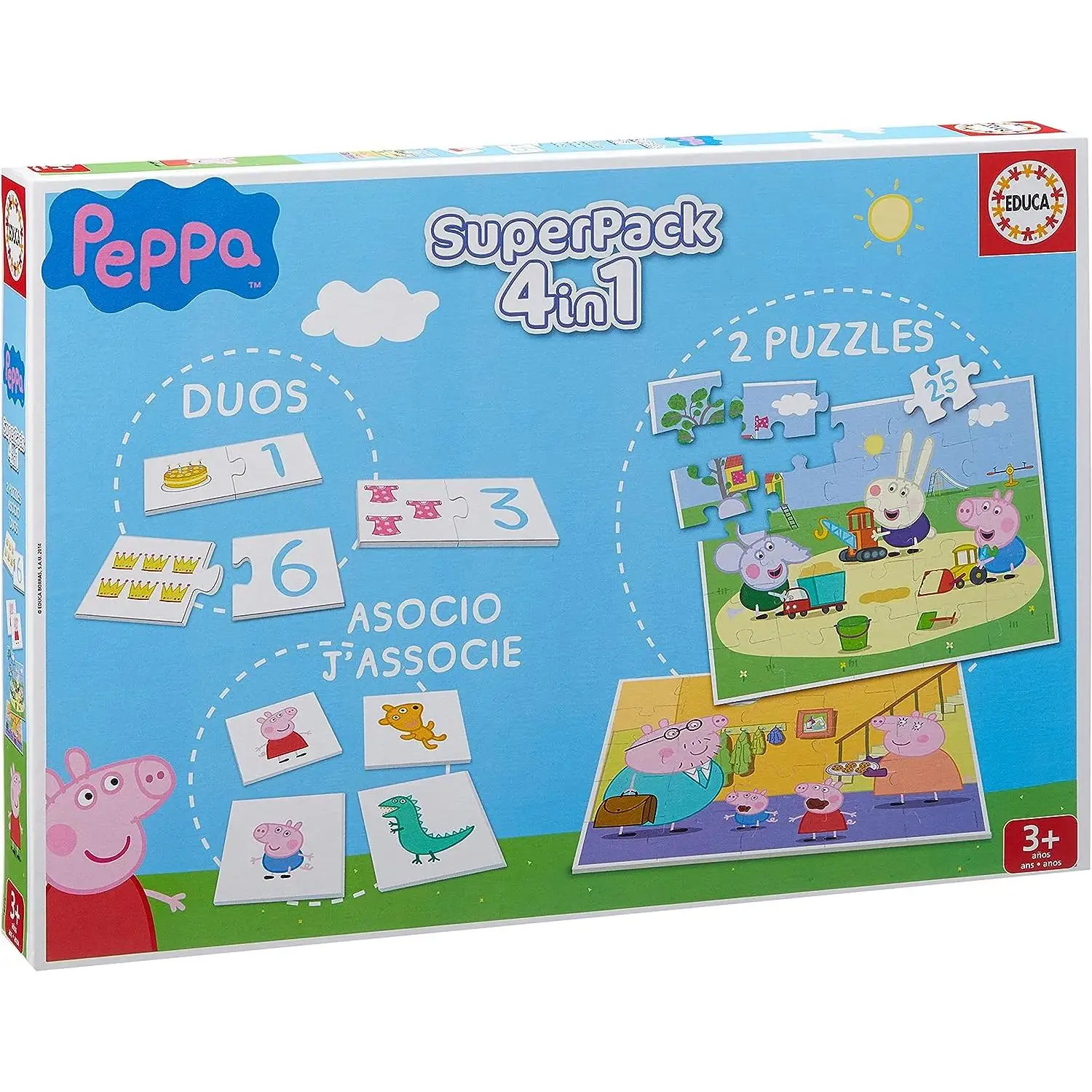 Peppa Pig Educa Super Pack 4 En 1 - Imagen 4