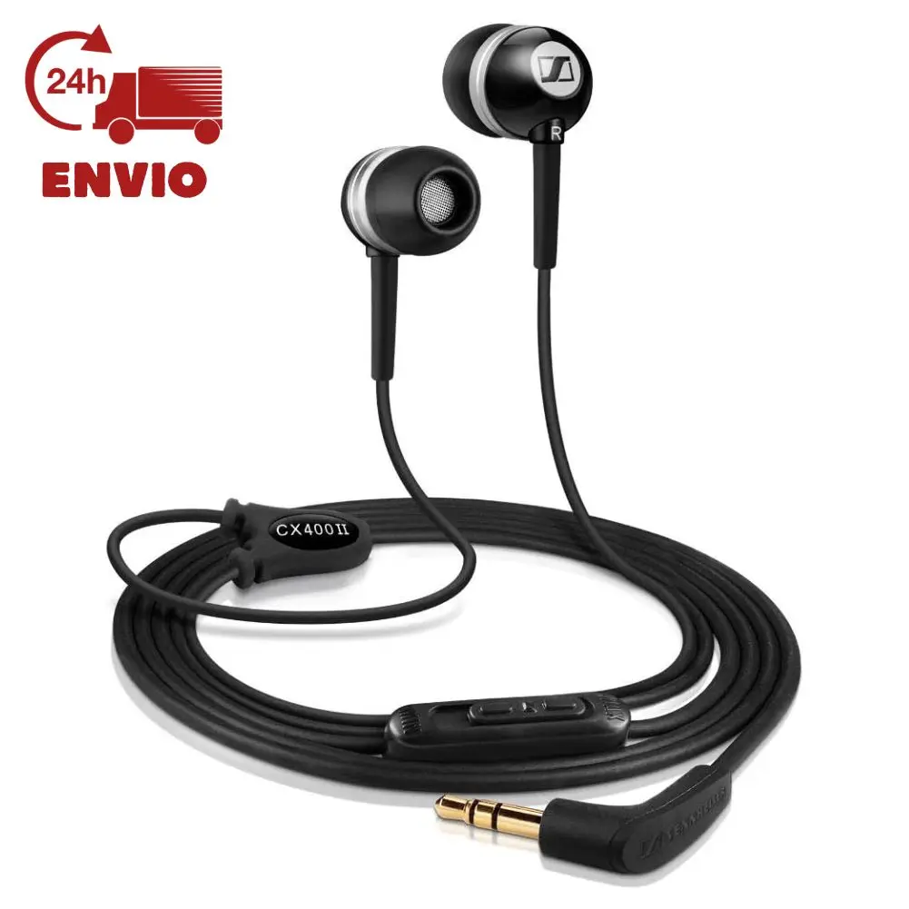 Sennheiser CX 400 II Auriculares In-Ear con Sonido Hi-Fi, Graves Potentes y Aislamiento de Ruido