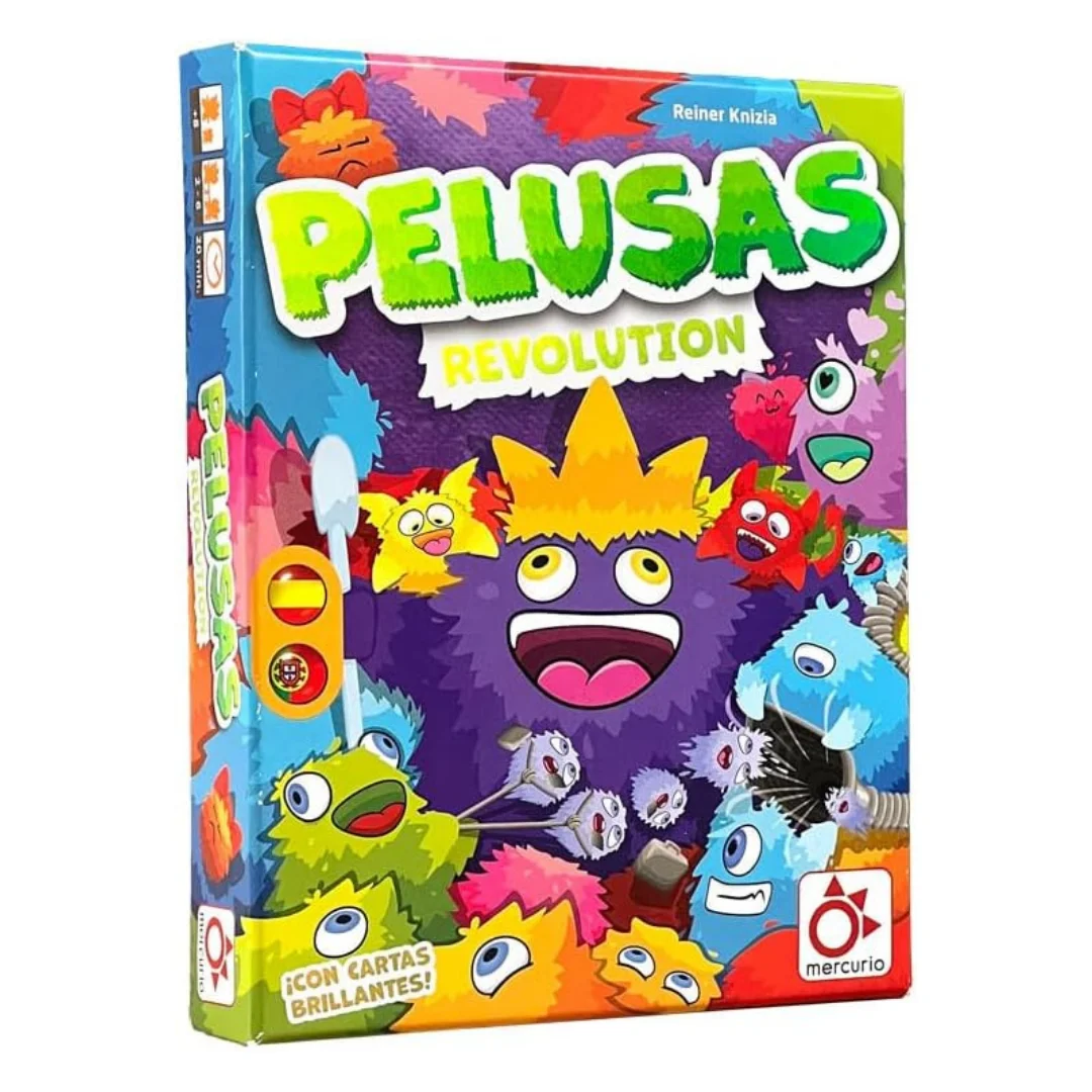 Juego de Cartas Pelusas Revolution de Mercurio - 2 a 6 Jugadores, +8 Años, Versión Oficial, tienda con licencia oficial