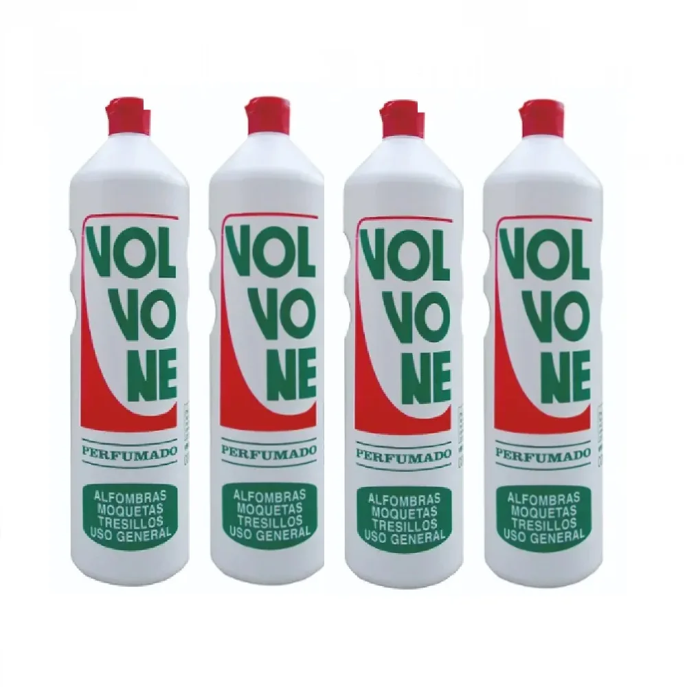 Volvone Light scented ammonia 750 ml, 4x750ml Pack, Miscellaneous Surface Cleaner, special fabrics, carpets, carpets, upholstery, sofas, triplets, blankets, laundry, General use