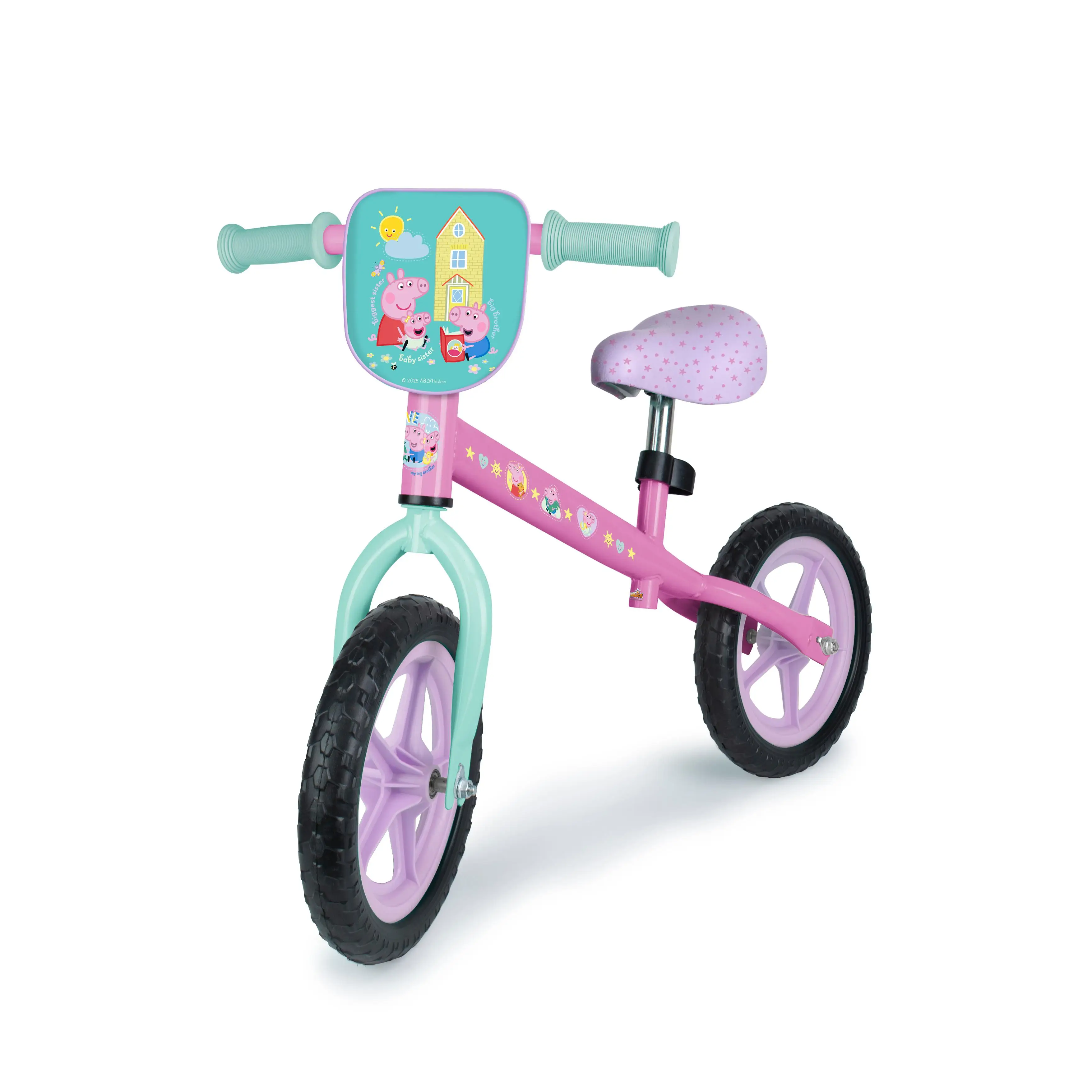 Walking Bike - Bicicleta sin pedales, de 2 ruedas, de DORA EXPLORADORA o de PEPPA PIG (5487, 5488) ligera y fácil de manejar. Sillín y manillar ajustables. Calidad al mejor precio. De acuerdo a la normativa CE. +3 años