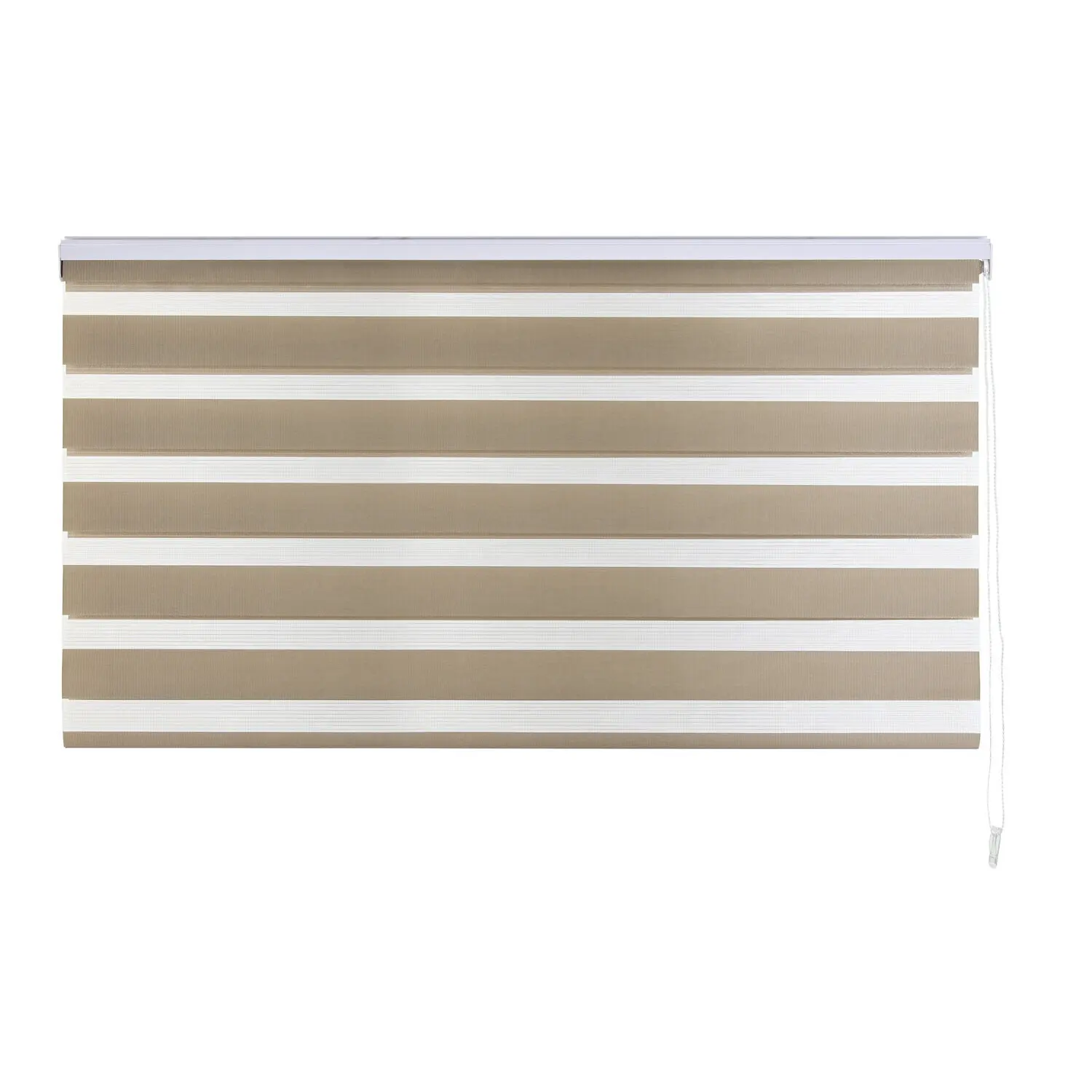 Estor poliester pvc 160x190 110 dia-noche marron , La mejor decoración para tu hogar.