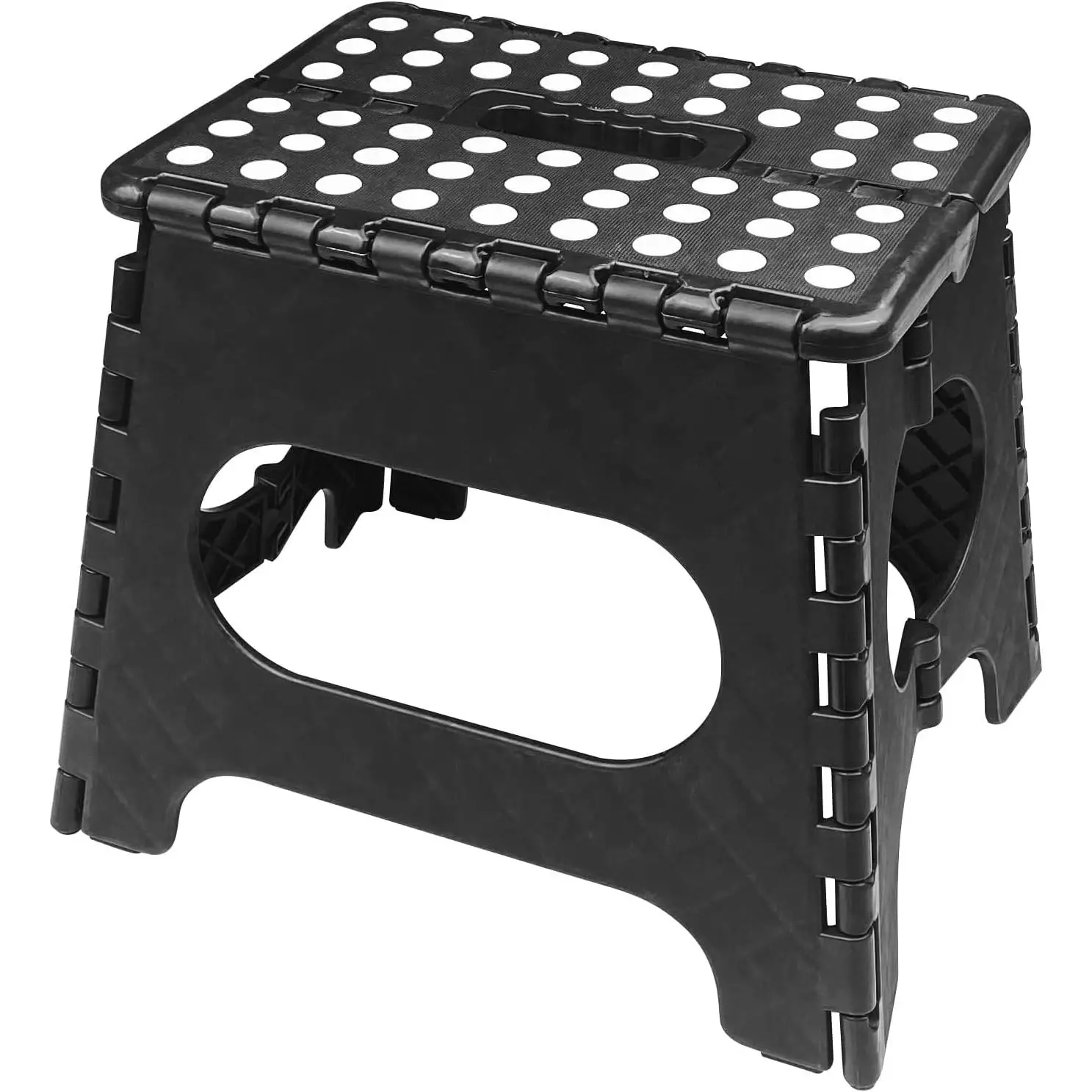 Taburete Plegable 21x17x18 cm – Soporta 150 kg, Compacto y Resistente | Taburete Compacto Plegable – Ideal para Hogar, Camping o Jardín