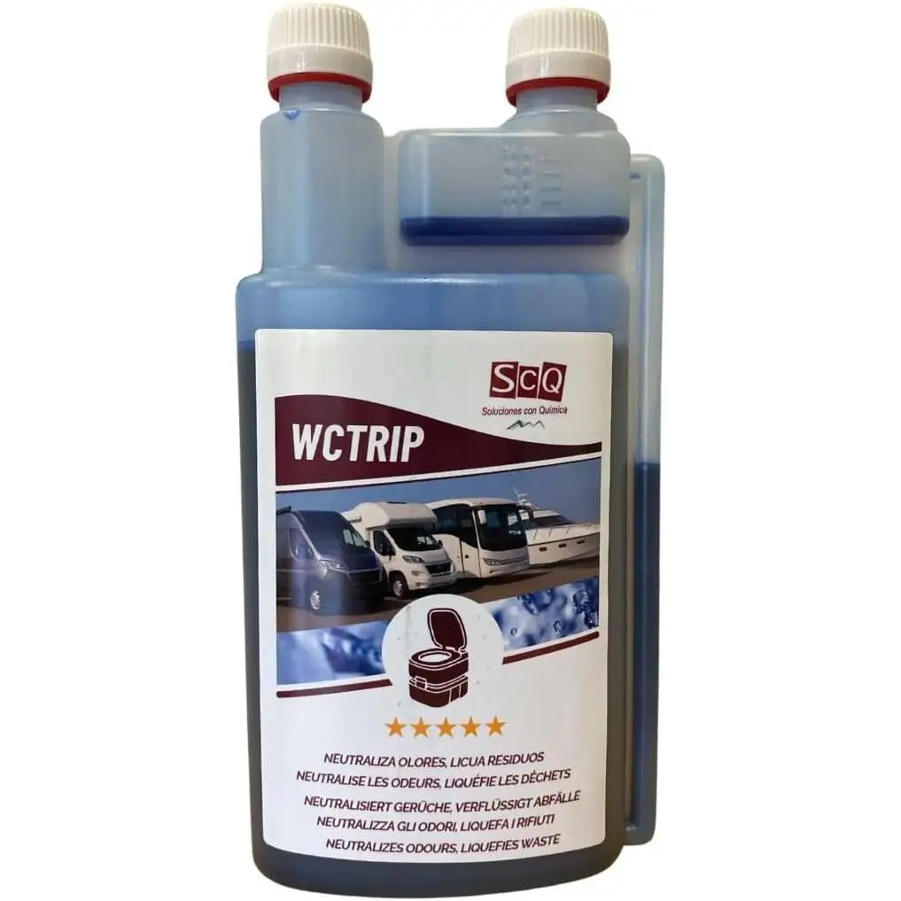 Liquido wc quimico | Descomposición de residuos WC | aditivo para aguas negras | Eliminador de olores para inodoros no conetedos y Potti | caravanas, camper, autocaravanas, barcos