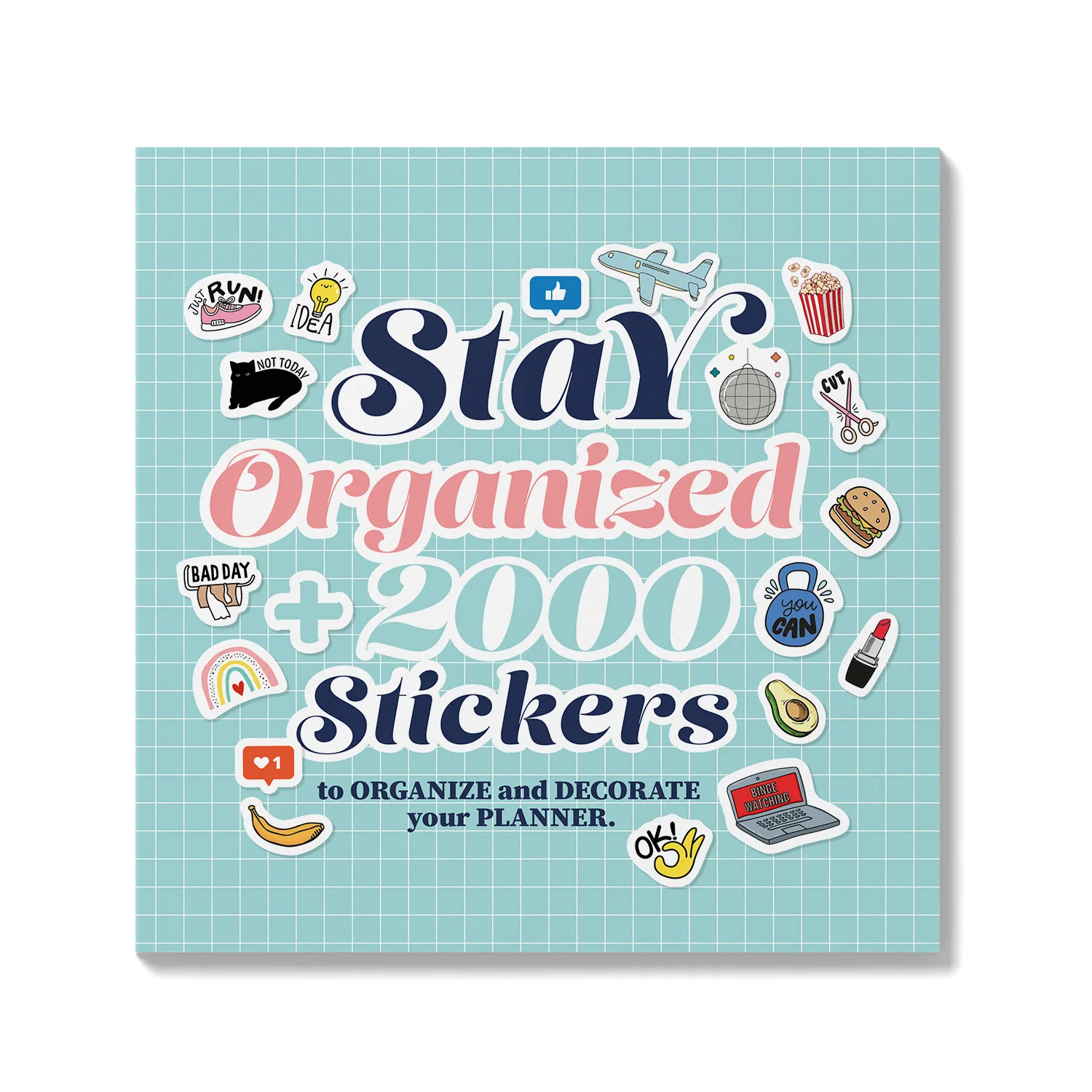 Stay organized stickers book