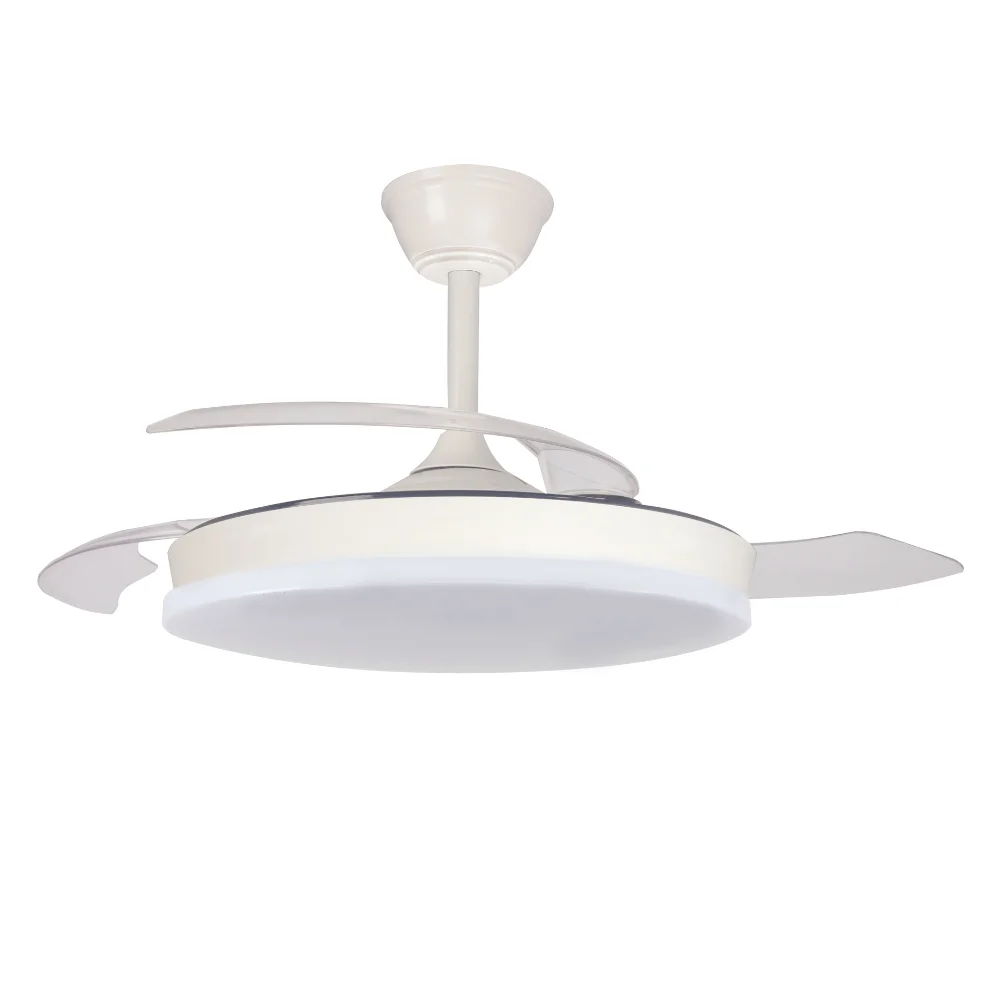 AkunaDecor- Ventilador de Techo Arpon Blanco con Aspas Retráctiles, Motor DC Ultra Silencioso, LED Regulable CCT 3… — oferta en AliExpress