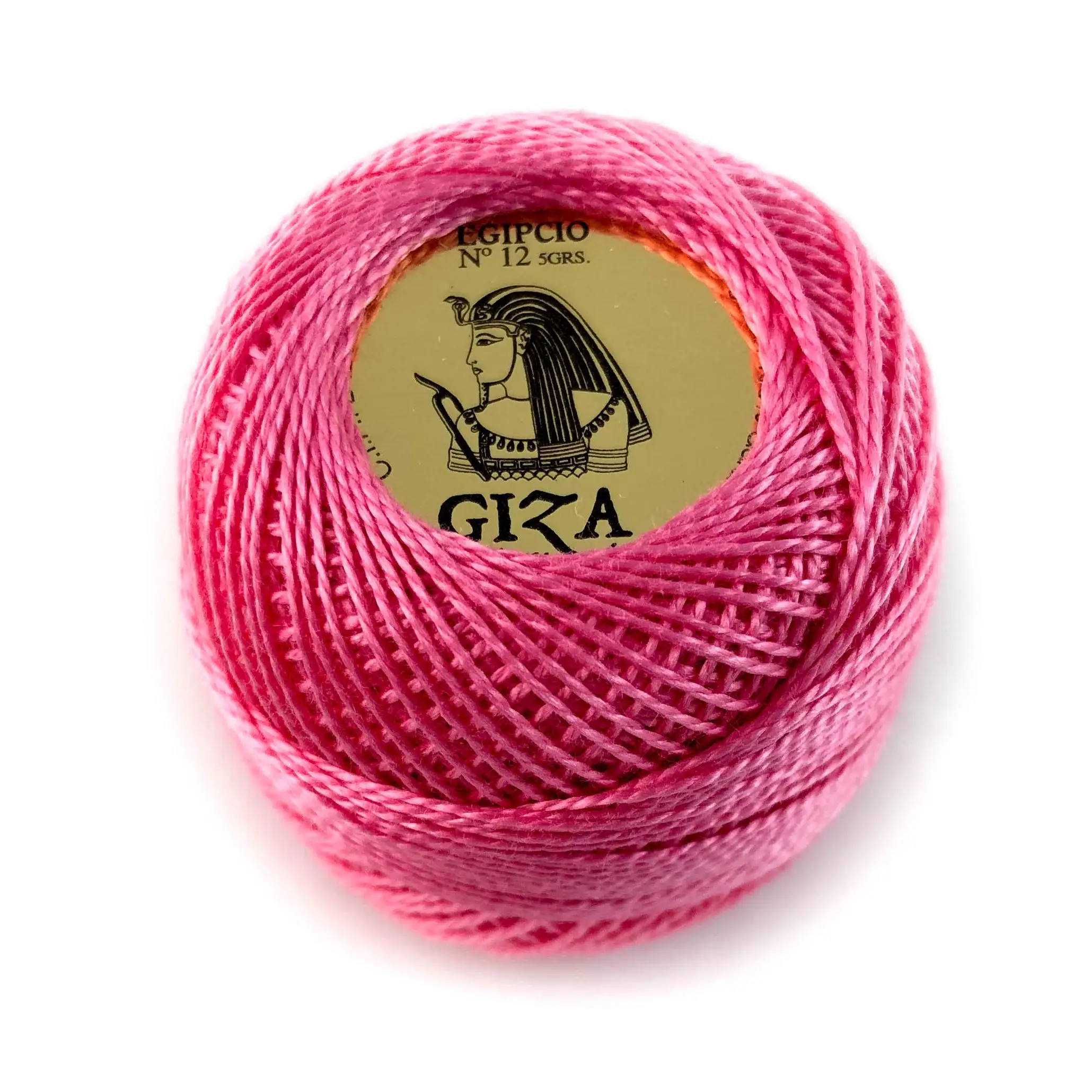 Ovillo de Algodón 100% Giza 5gr Nº12 - Blanco, Crudo y Colores Sólidos