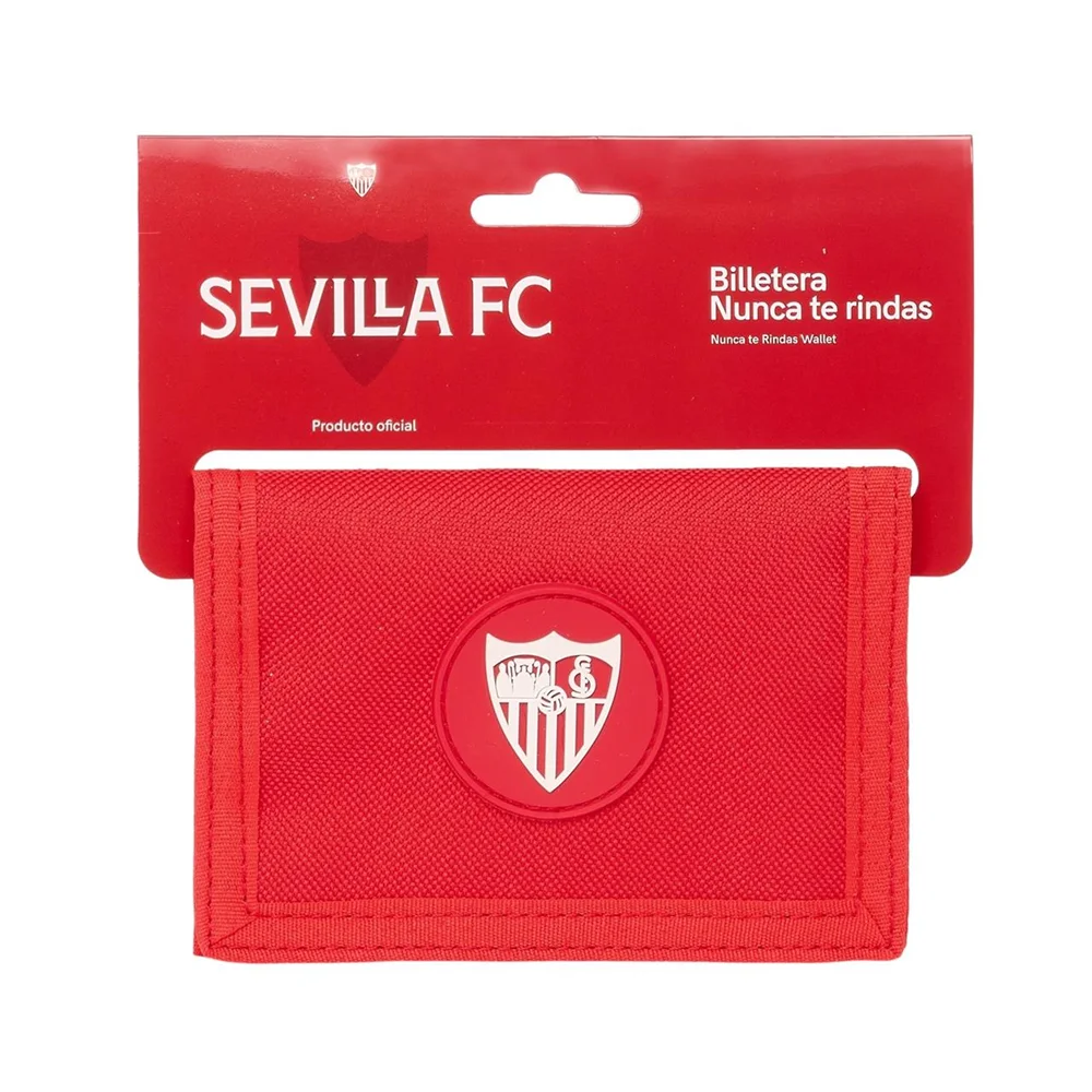 BILLETERA CON CABECERA SEVILLA FC 12,5X9,5X1 CM (Safta 812465036)
