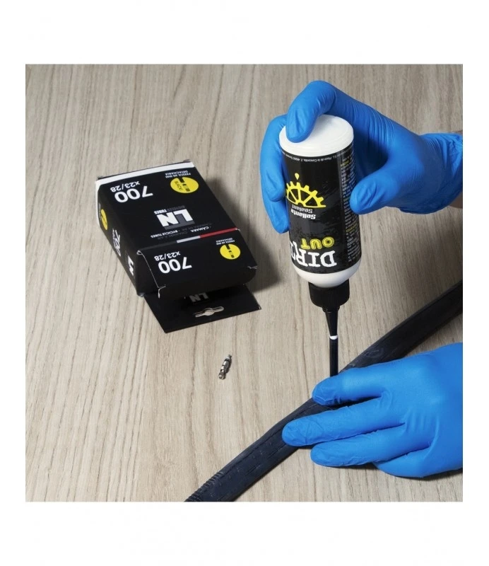 Eltin Camera 700x23/28C Detachable Valve Fine Presta FV 48mm Val Black ELTIN Cycling Bicycle #2