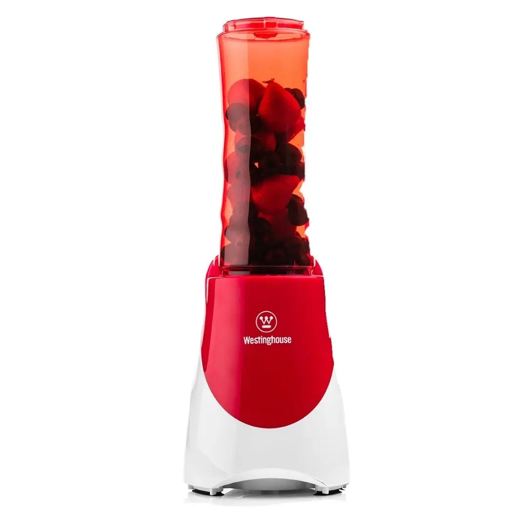Westinghouse  Batidora WKBEBL05RD  600 ml con botella  sin BPA, , 300 W, con interruptor de un toque.
