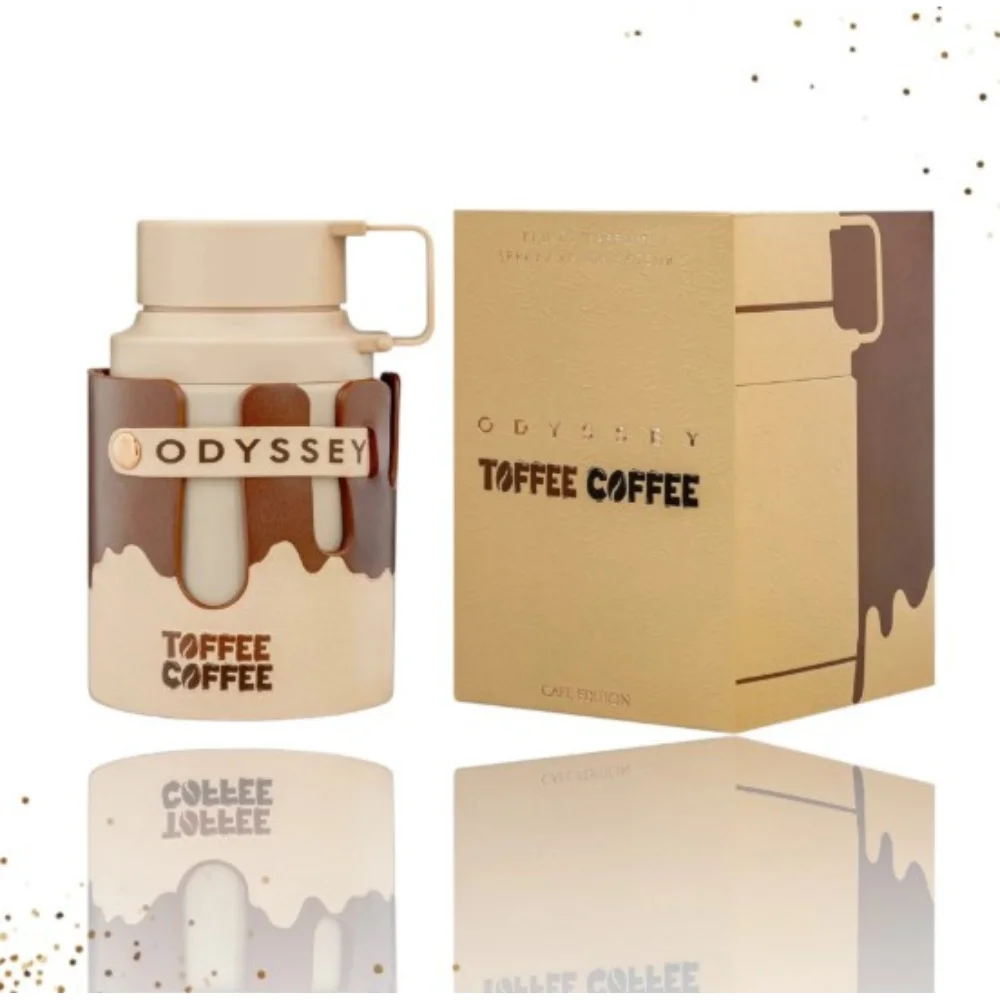 “Perfume Árabe Odyssey Toffee Coffee Armaf 100ml – 100% Original | Dulzura Oriental con Carácter Sofisticado para Ella y Él”