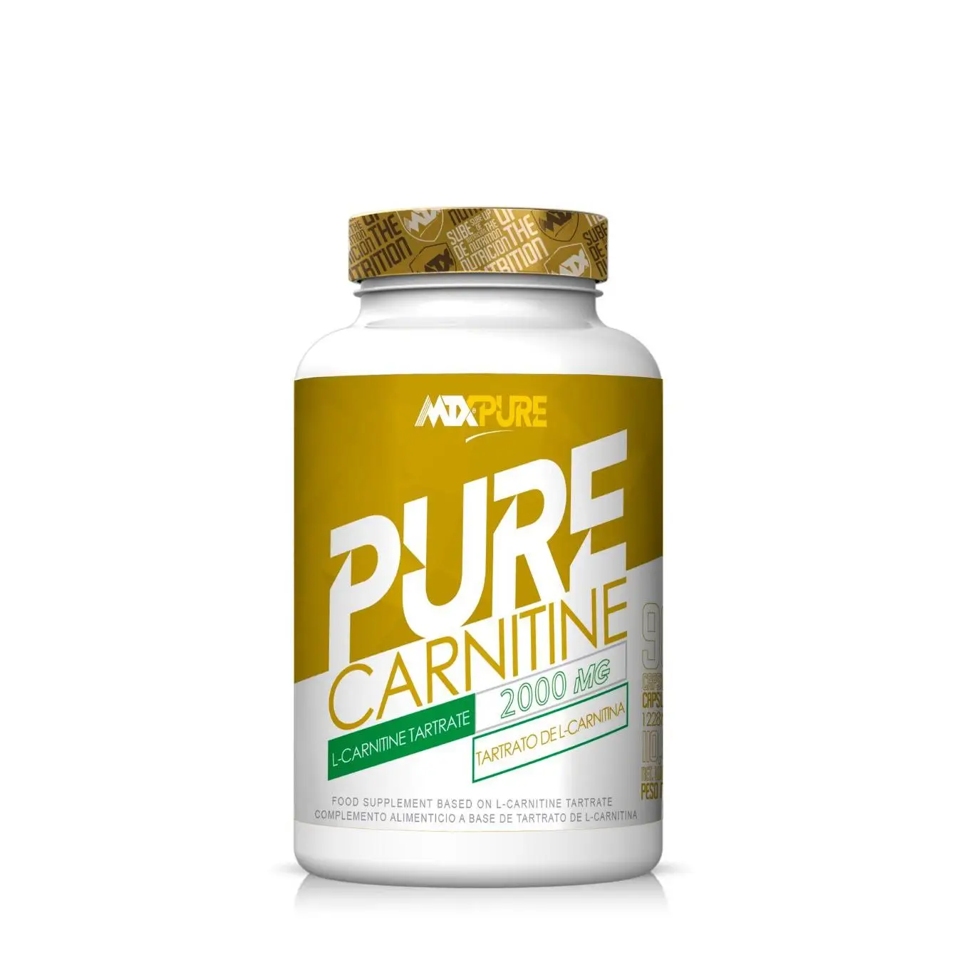 MTX PURE CARNITINE™ [L-Carnitine Tartrate 2000 mg /dosis] 90 caps