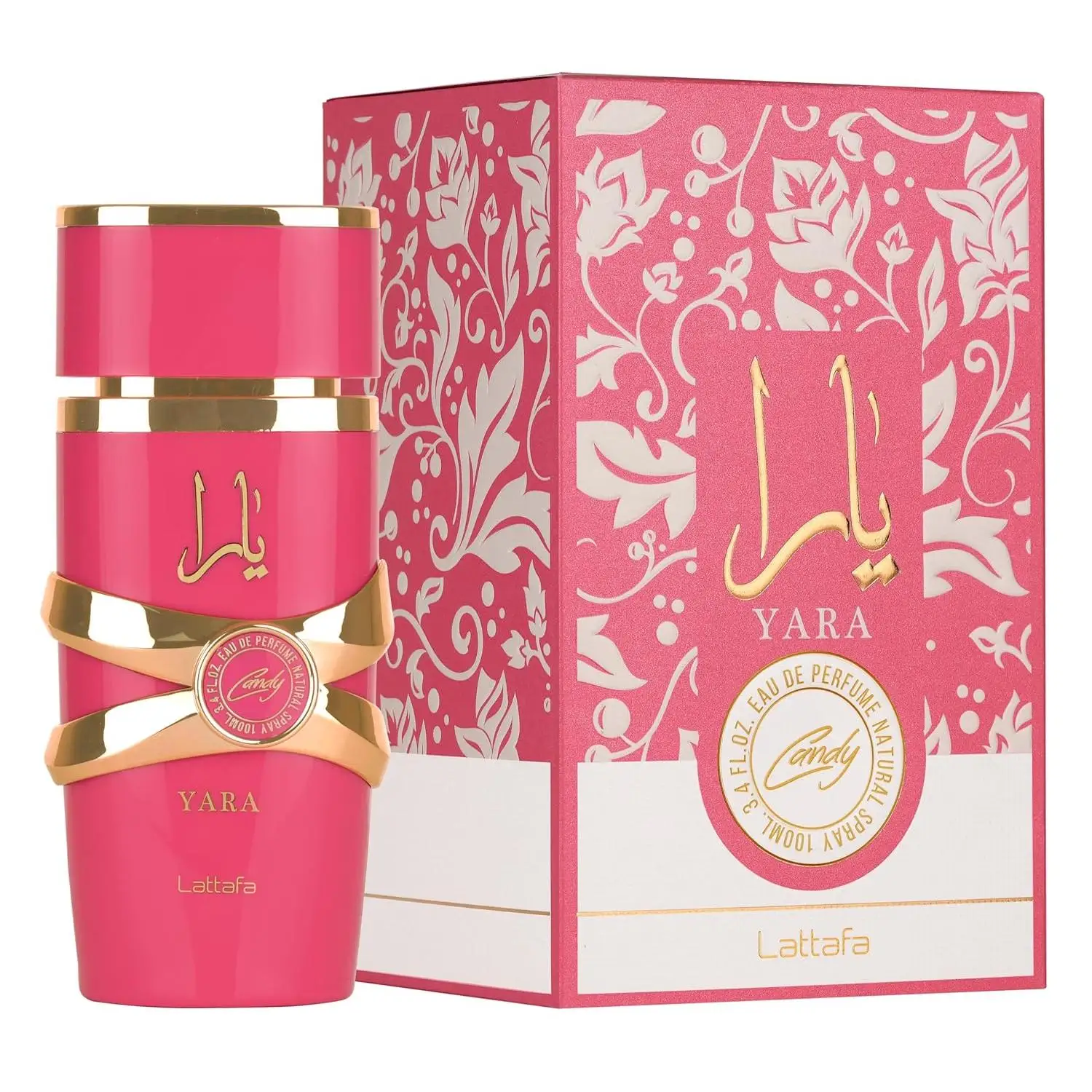 Perfume Árabe 100% Original: Yara Candy de Lattafa EDP 100 ml – Un Viaje Sensorial de Dulzura, Lujo y Sofisticación Oriental