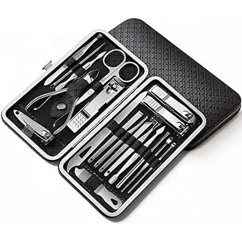 EUROXANTY Cortauñas Set Manicura y Pedicura | Kit Profesional Manicura | Nail Clipper | Juego de Cortauñas de Acero Inoxidable