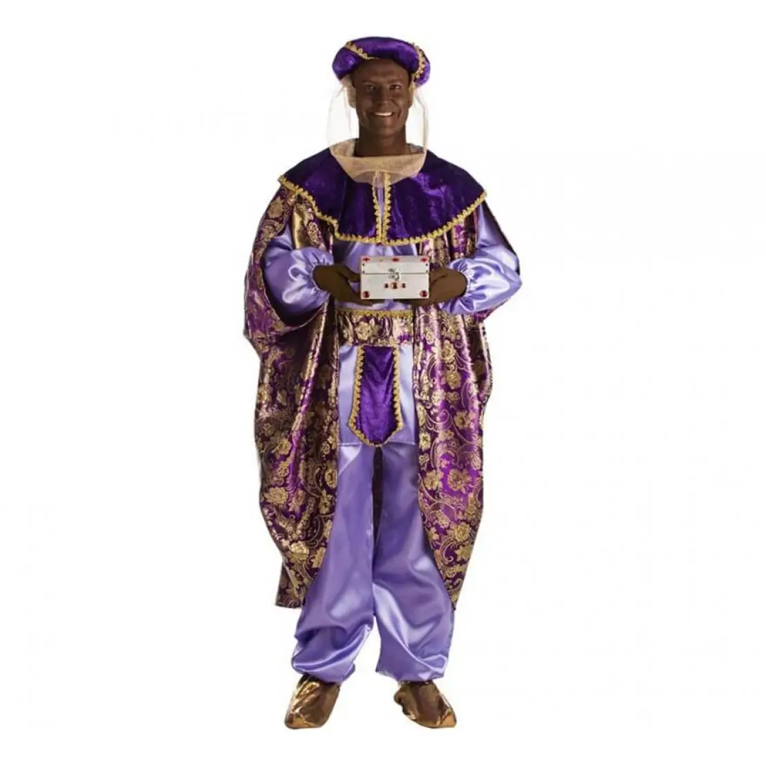 Disfraz de Rey Baltasar para hombre