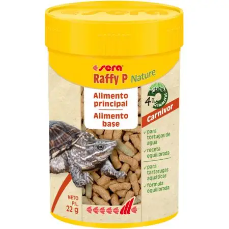 Sera Aliment Completo para Raffy P Nature para Tortugas Acuáticas (Reptiles , Comida) - 850 GR