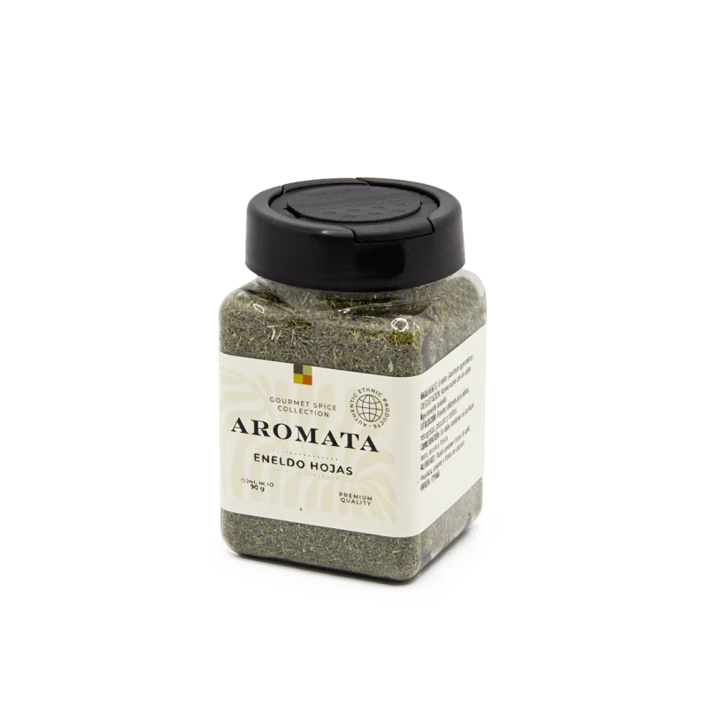 Eneldo en hojas de Aromata, Sabor Suave y Delicado - 90g