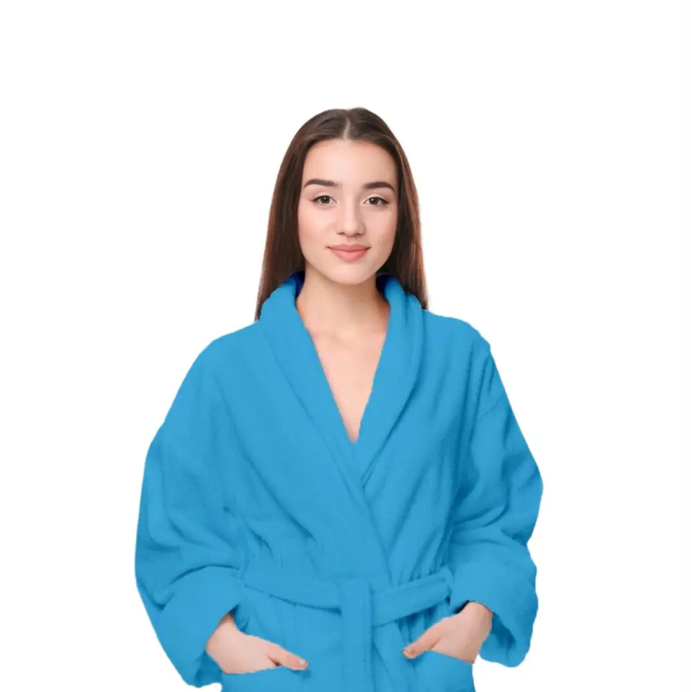 KYTZIAS-cotton curl bathrobe. 400gr Unisex bathrobe Colored bathrobes. Unisex bathrobe. Quick drying. Cotton curl bathrobe. Bathrobe size M, L, XL, XXL. Hotel bathrobe. Color bathrobe with Belt and pockets.