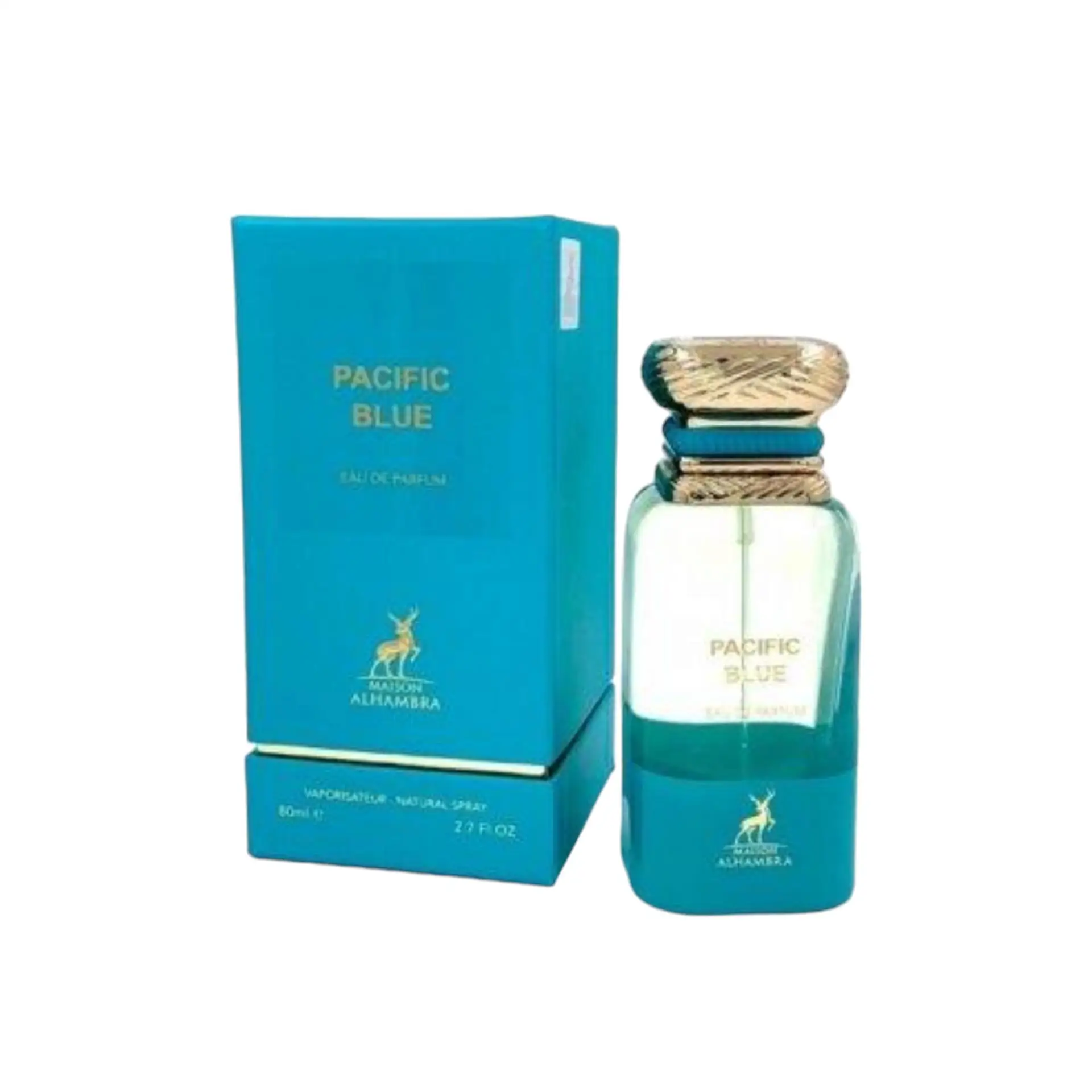Perfume Pacific Blue 80 ml - Maison Alhambra | Fragancia fresca y duradera.