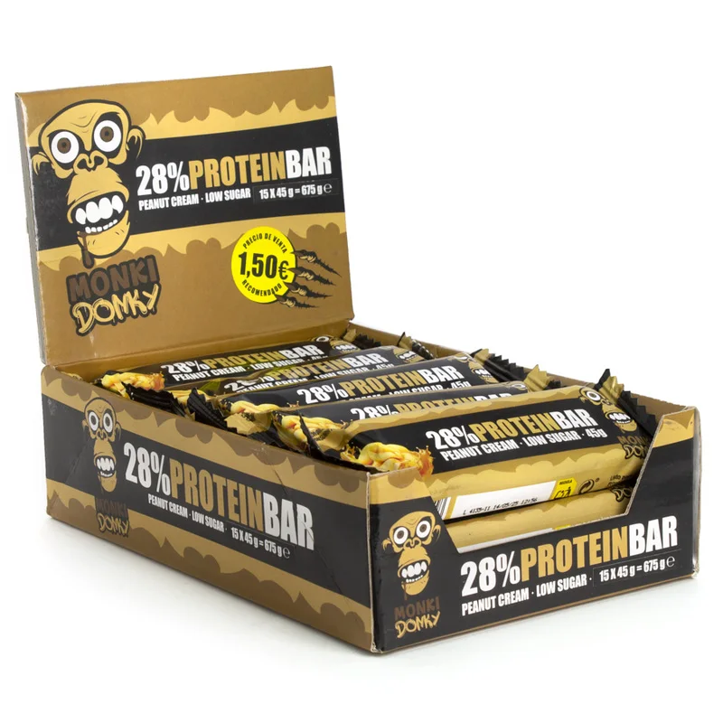 BARRITAS S/A PROTEIN DOBLE CHOCO 15/45Gr. MONKI
