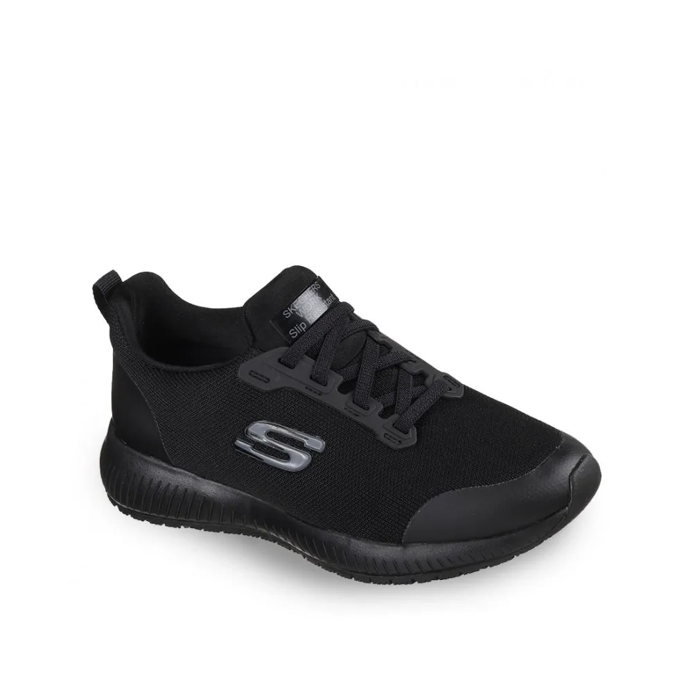 Sneakers Skechers Work Squad Sr Mujer Negro-negro — oferta en AliExpress