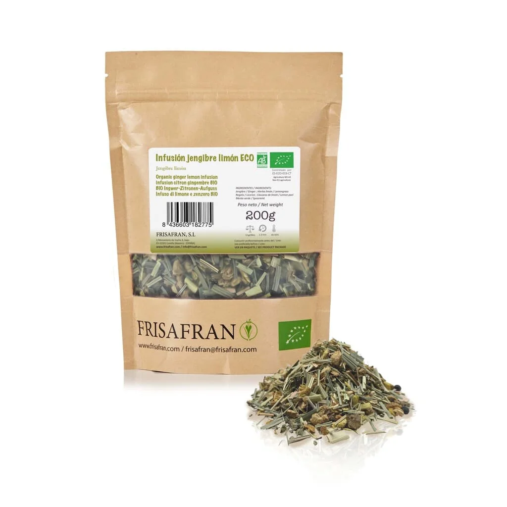 Infusión de Jengibre y Limón Ecológica - Granel FRISAFRAN