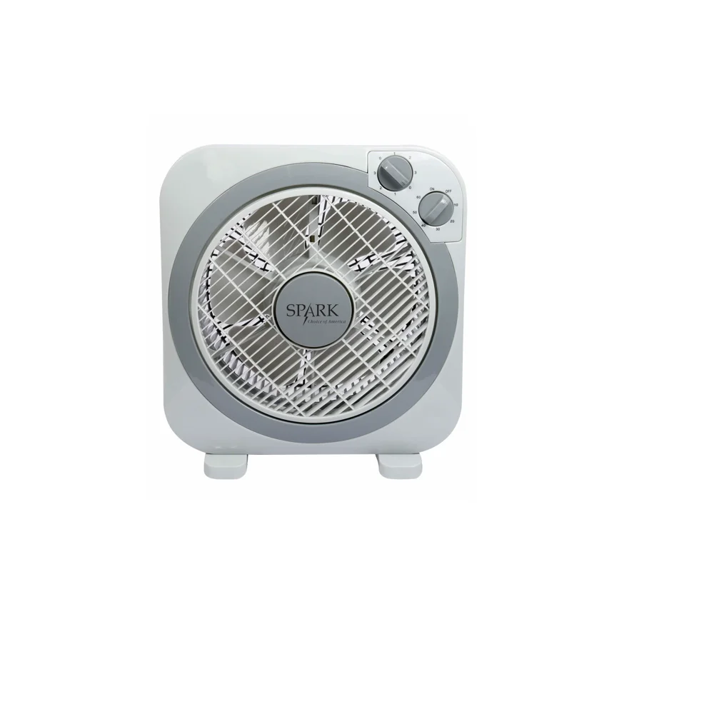 SPARK- VENTILADOR DE 10" Y 6 ASPAS CON REJILLA ROTATORIA. POTENCIA 45W. CON 3 VELOCIDADES Y OSCILANTE. TEMPORIZADOR DE 60 MINUTOS. SILENCIOSO. BUEN APOYO EN EL SUELO.