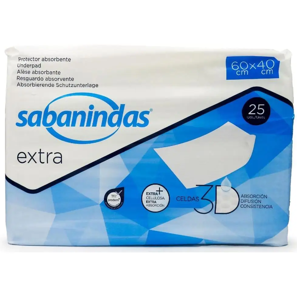 Indas Sabanindas Extra 60x40cm 25 Pins-protects against moisture and allergies