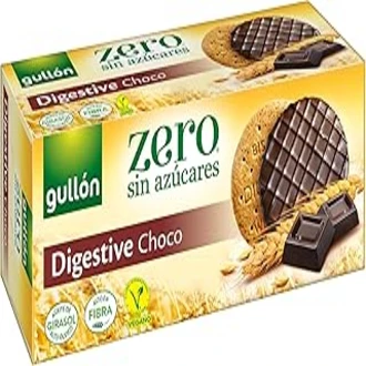 Gullon galleta disgestive choco zero【PACK AHORRO】- Caja de 6 Unidades