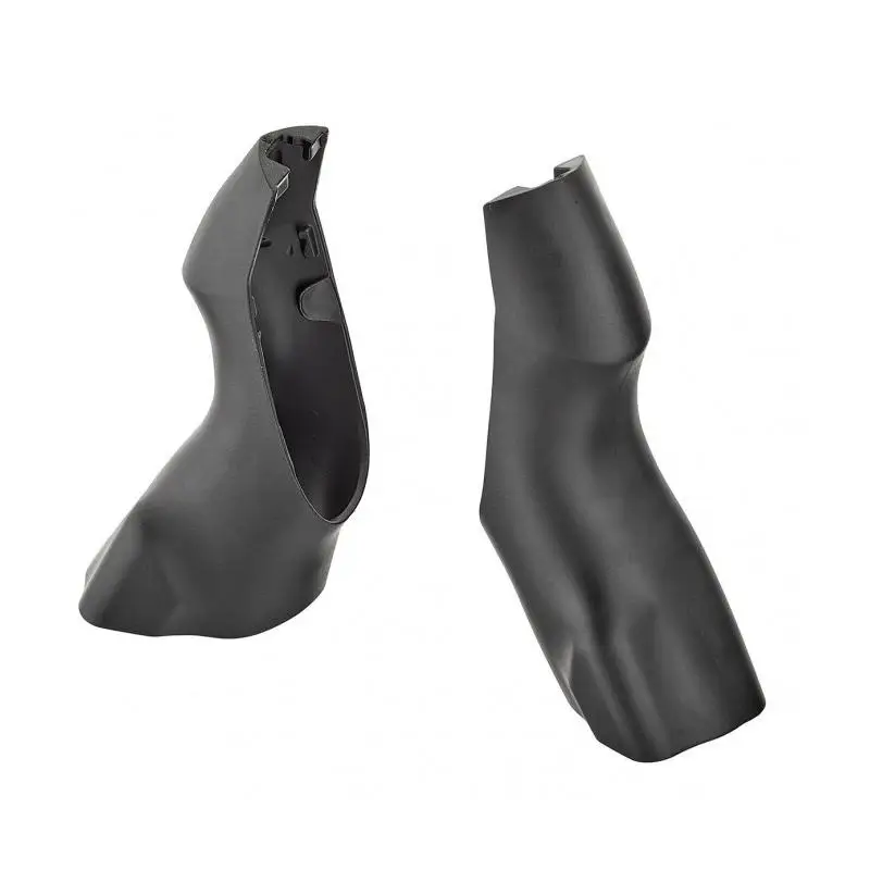 Shimano - Cubremanetas de goma ST-RS505 para bicicleta (par) compatibles con frenos Shimano ST-RS505, mejora del agarre y protección de manos, instalación sencilla sin herramientas