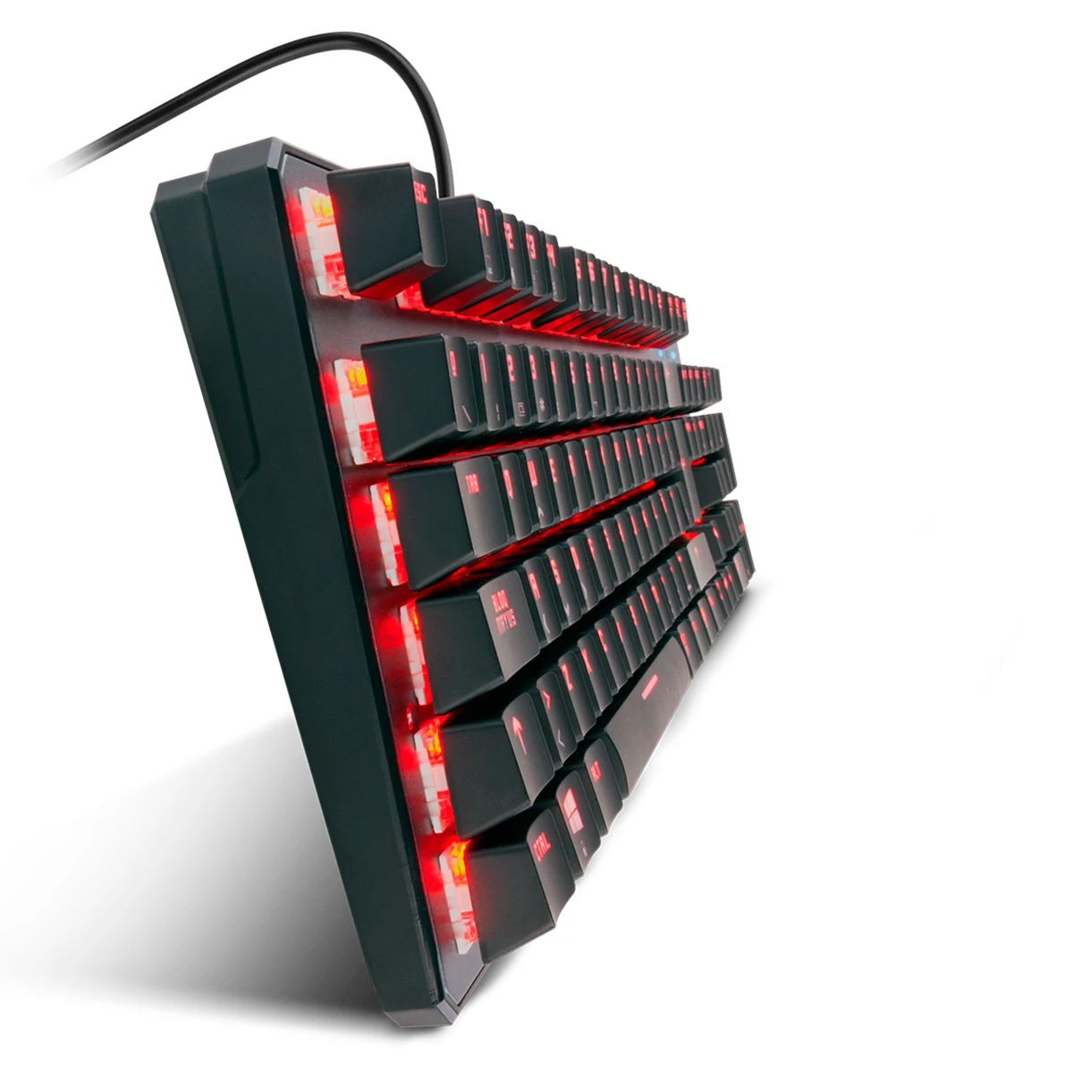 Krom gaming kernel - numeric mechanical keyboard, rgb led lighting, 9 lighting effects, silent, spanish layout