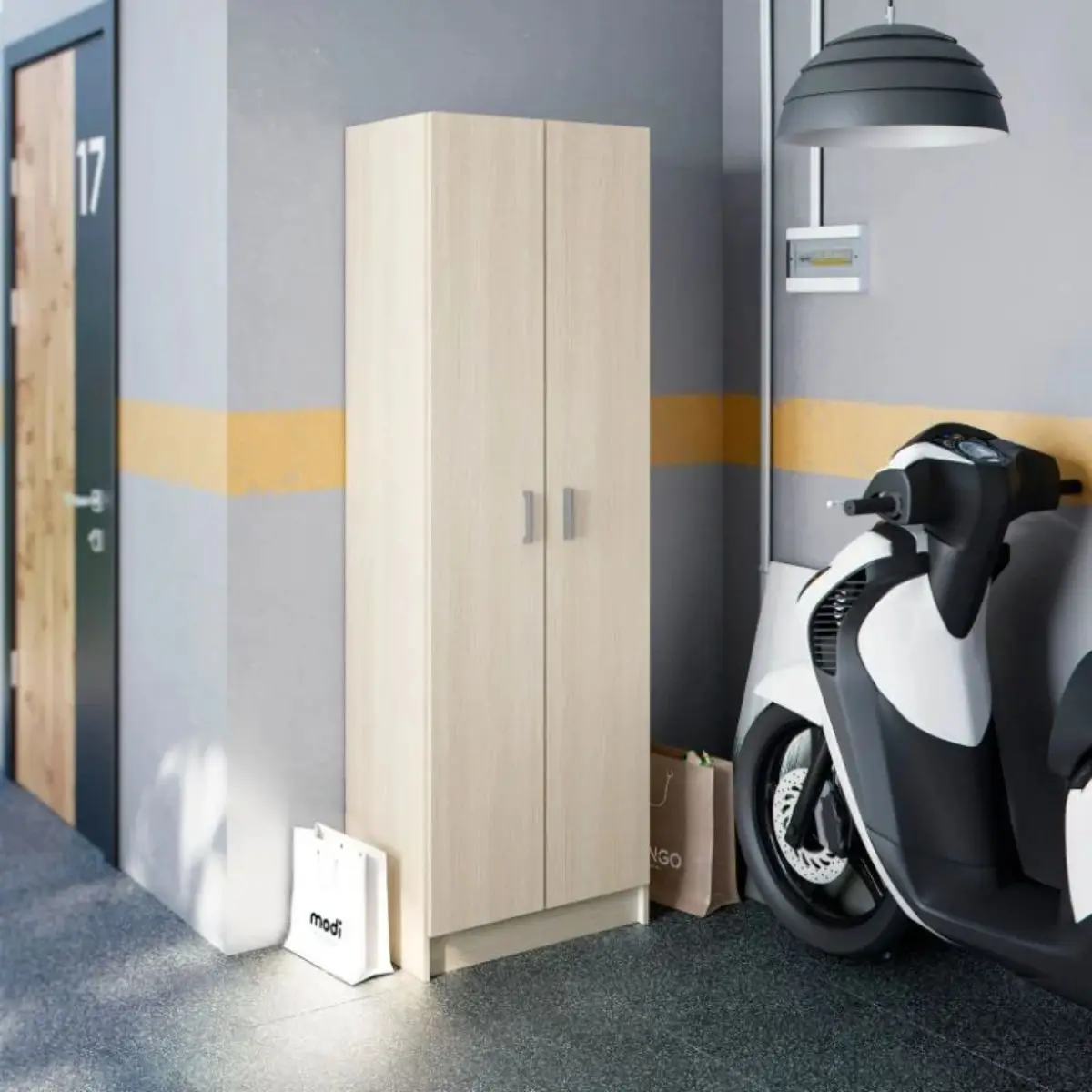 Armario Multiusos Use 2 Puertas 180x58,5x37 Cm - Gran Calidad