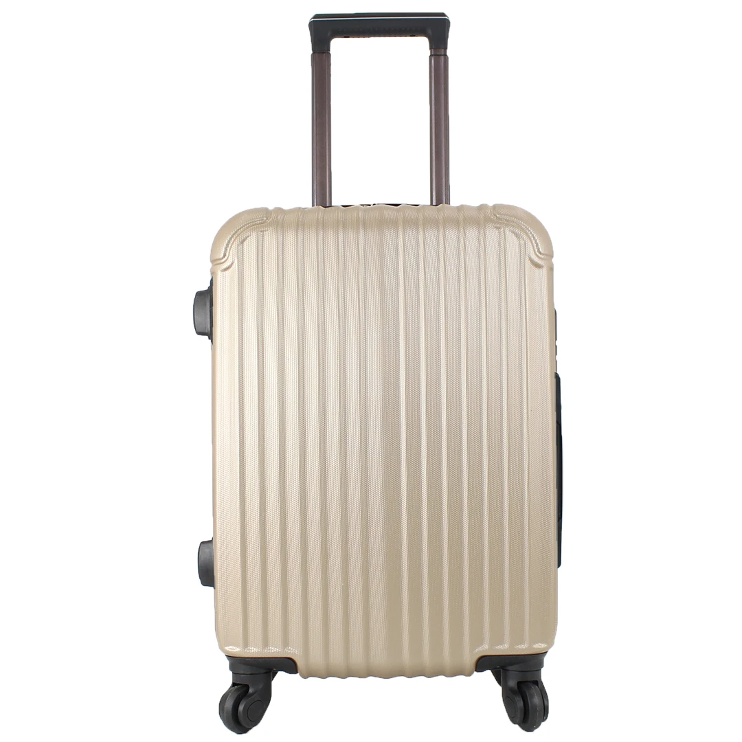 Airplane Suitcase Hand Luggage Travel Cabin Trolley Hard ABS 4 Wheels Rigid Cabin Suitcase with Telescopic Handle 55x35x20CM 38L