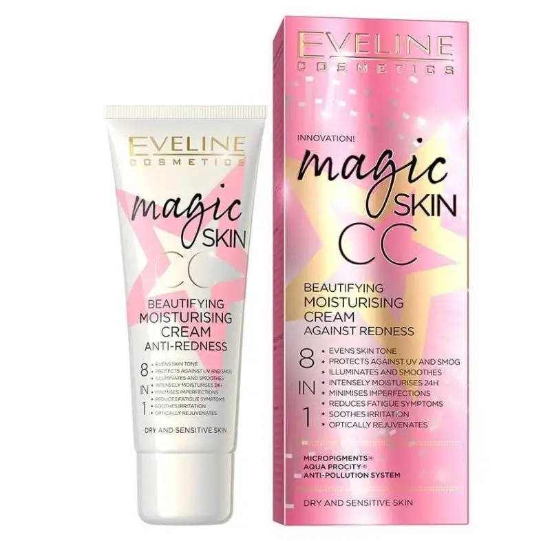 Eveline cosmetics - magic skin cc cream 8 in 1 of 50 ml
