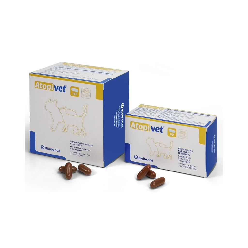 BIOIBERICA Atopivet (Cápsulas) - Mantiene la integridad de la Piel en Perros y Gatos