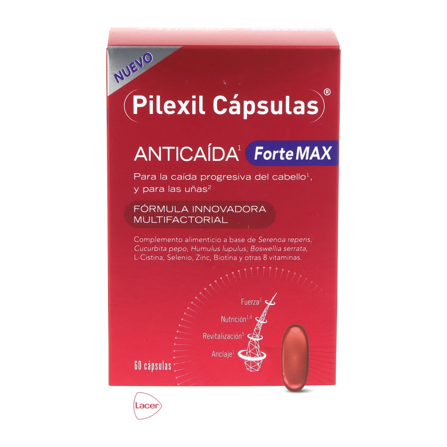 Pilexil Capsulas Anticaida Forte Max 60 Capsulas