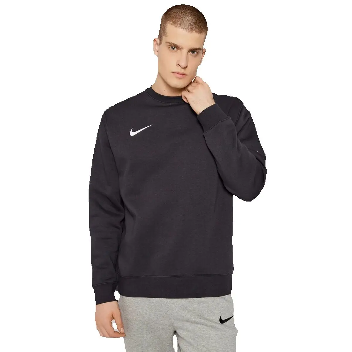 Nike Sudadera FLC Park 20 para Hombre, con Tipo de Cierre Pull On, Negro