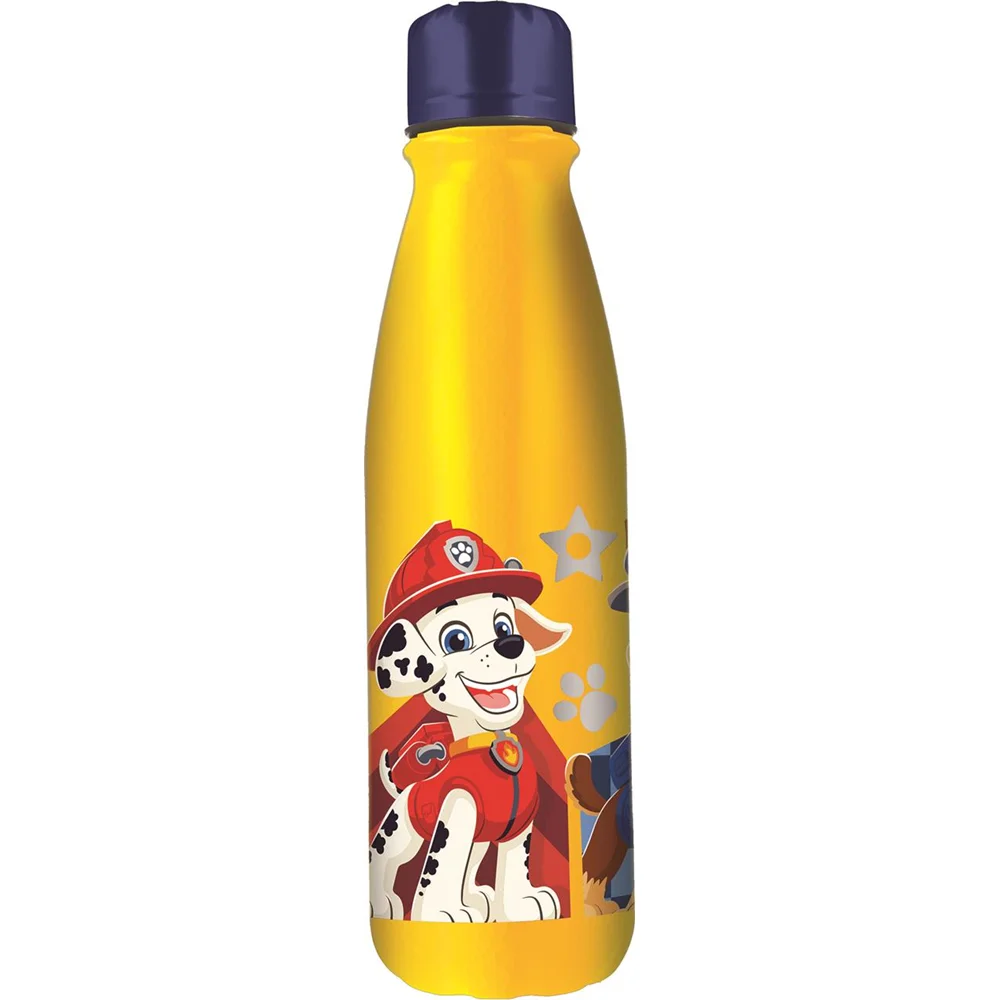 Botella Aluminio Infantil  Paw Patrol Boy Rescue Pups 600 Ml (Patrulla Canina 81640)