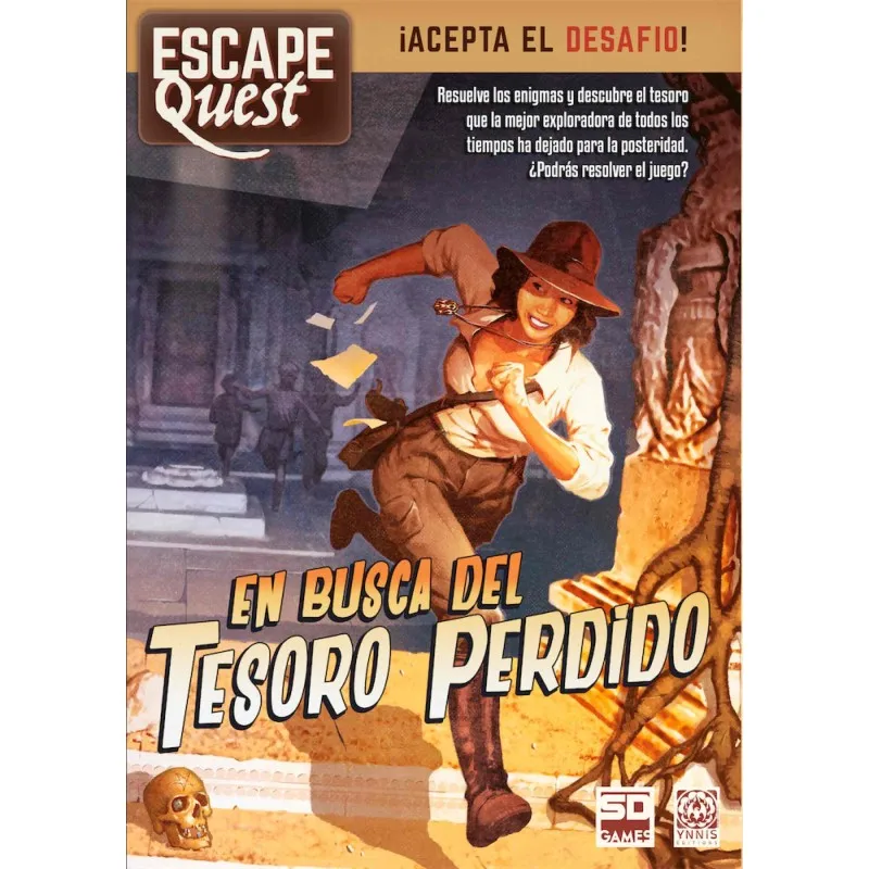 SD Games board game Escape Quest 1: In Search of Lost Treasure-format book PEGI 12